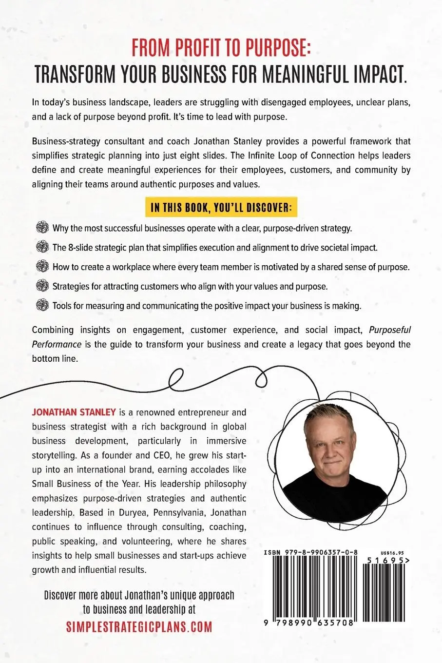 Rückseite: 9798990635708 | Purposeful Performance | Jonathan Stanley | Taschenbuch | Englisch
