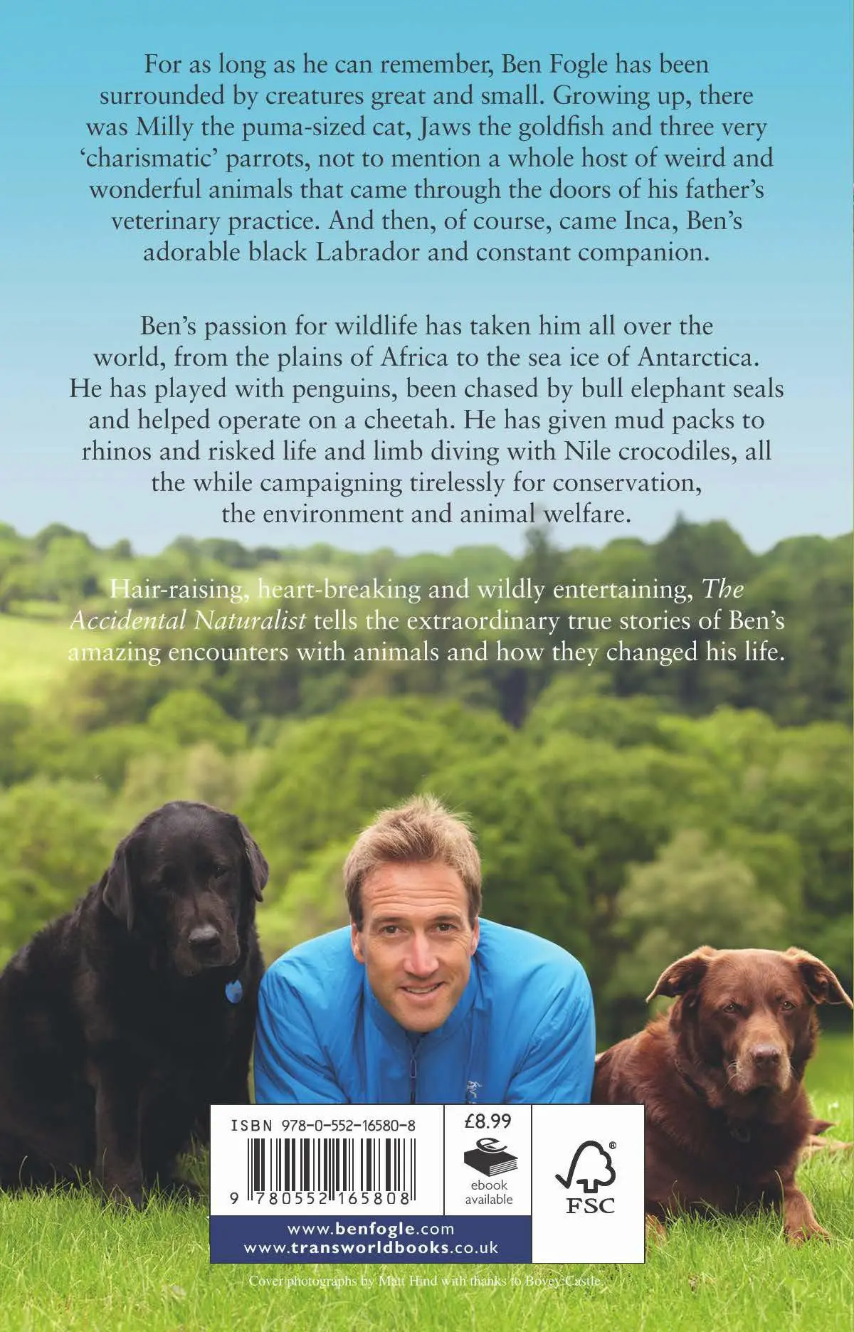 Rückseite: 9780552165808 | The Accidental Naturalist | Ben Fogle | Taschenbuch | 352 S. | 2013