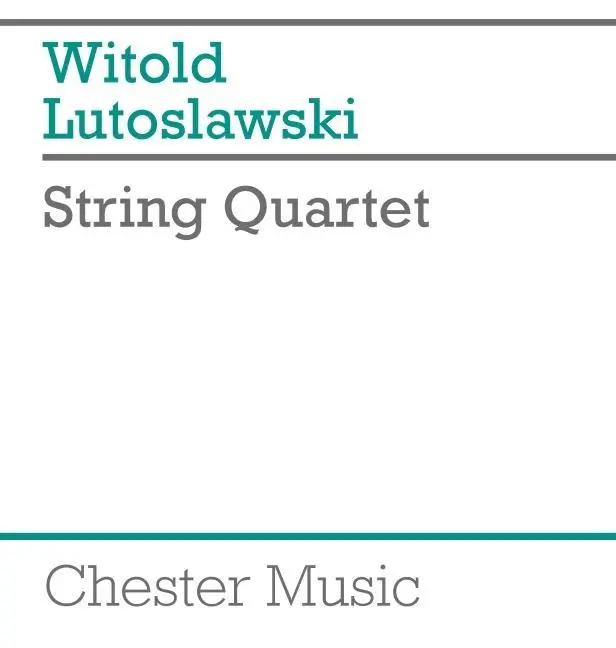 Cover: 9780711935808 | String Quartet | Witold Lutoslawski | Taschenbuch | Partitur | 1992