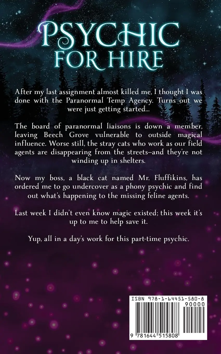 Rückseite: 9781644515808 | Psychic for Hire | Molly Fitz | Taschenbuch | Paranormal Temp Agency