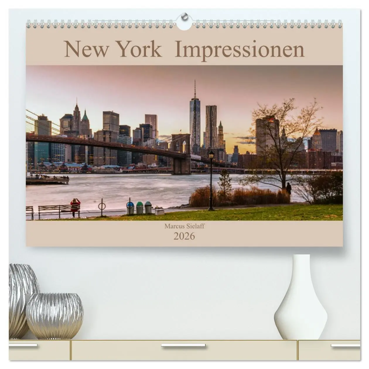 Cover: 9783457755808 | New York Impressionen 2026 (hochwertiger Premium Wandkalender 2026...