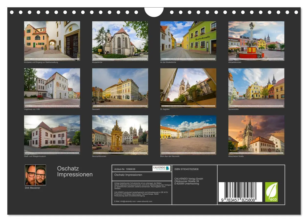 Bild: 9783457825808 | Oschatz Impressionen (Wandkalender 2026 DIN A4 quer), CALVENDO...