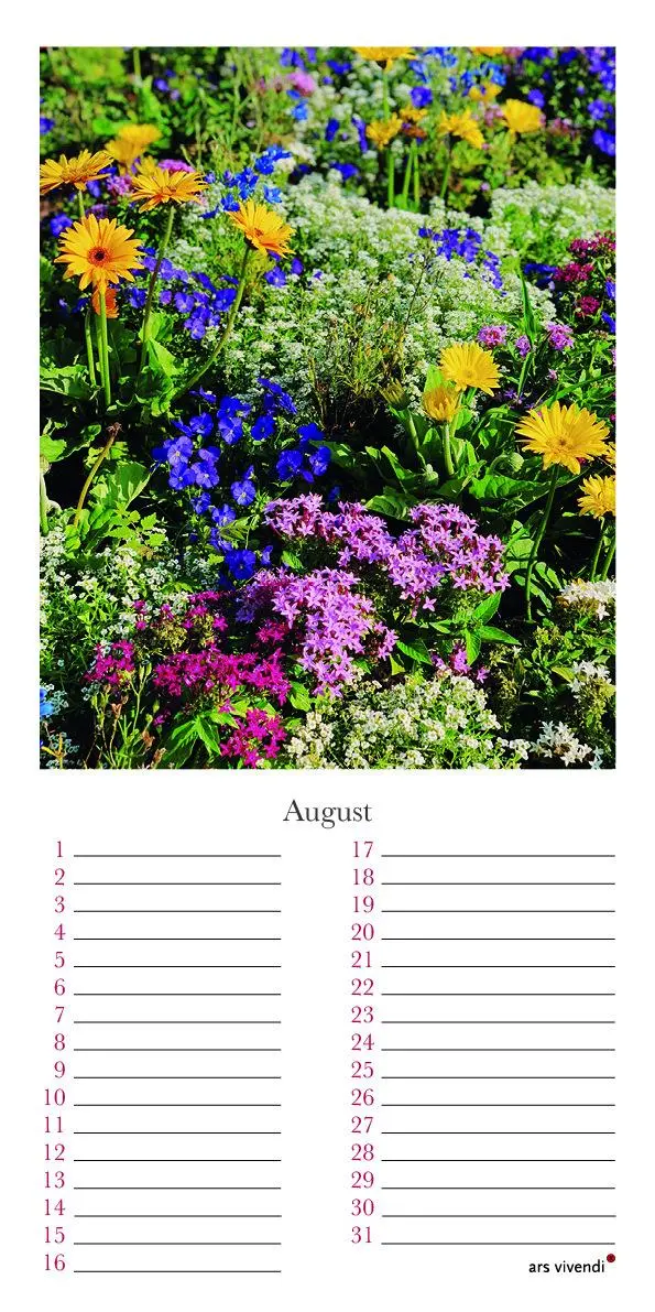 Bild: 9783747205808 | Geburtstagskalender Garten | Kalender | 12 S. | Deutsch | Ars Vivendi