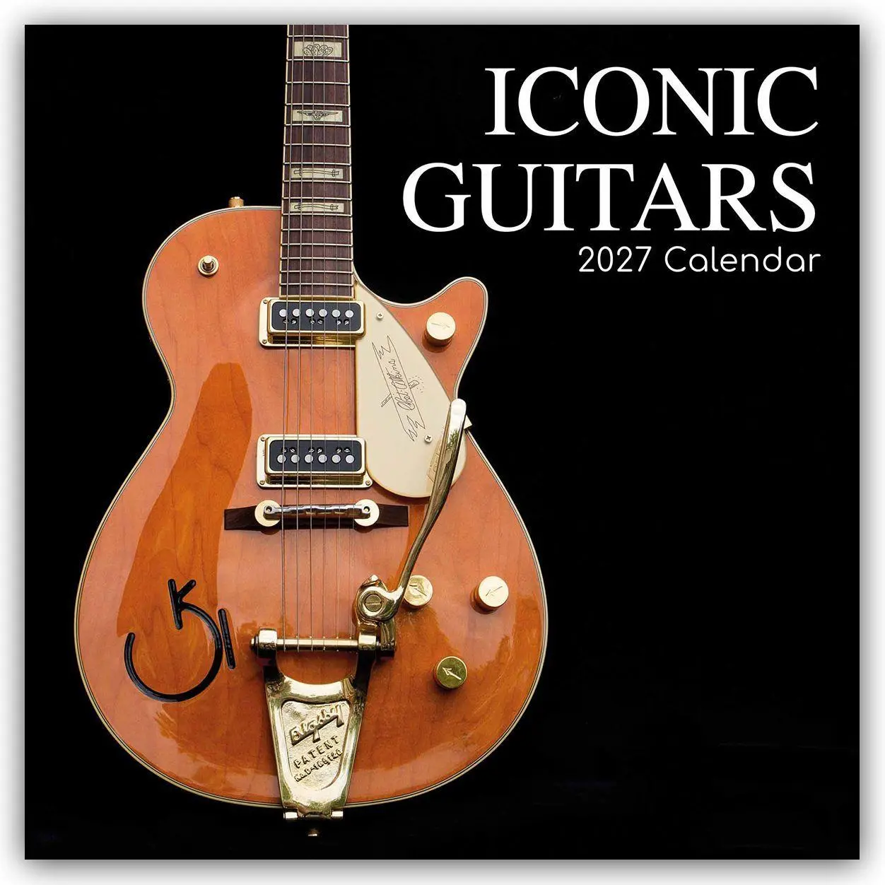 Cover: 9781805975908 | Iconic Guitars - Legendäre Gitarren 2027 - 16-Monatskalender | Gifted