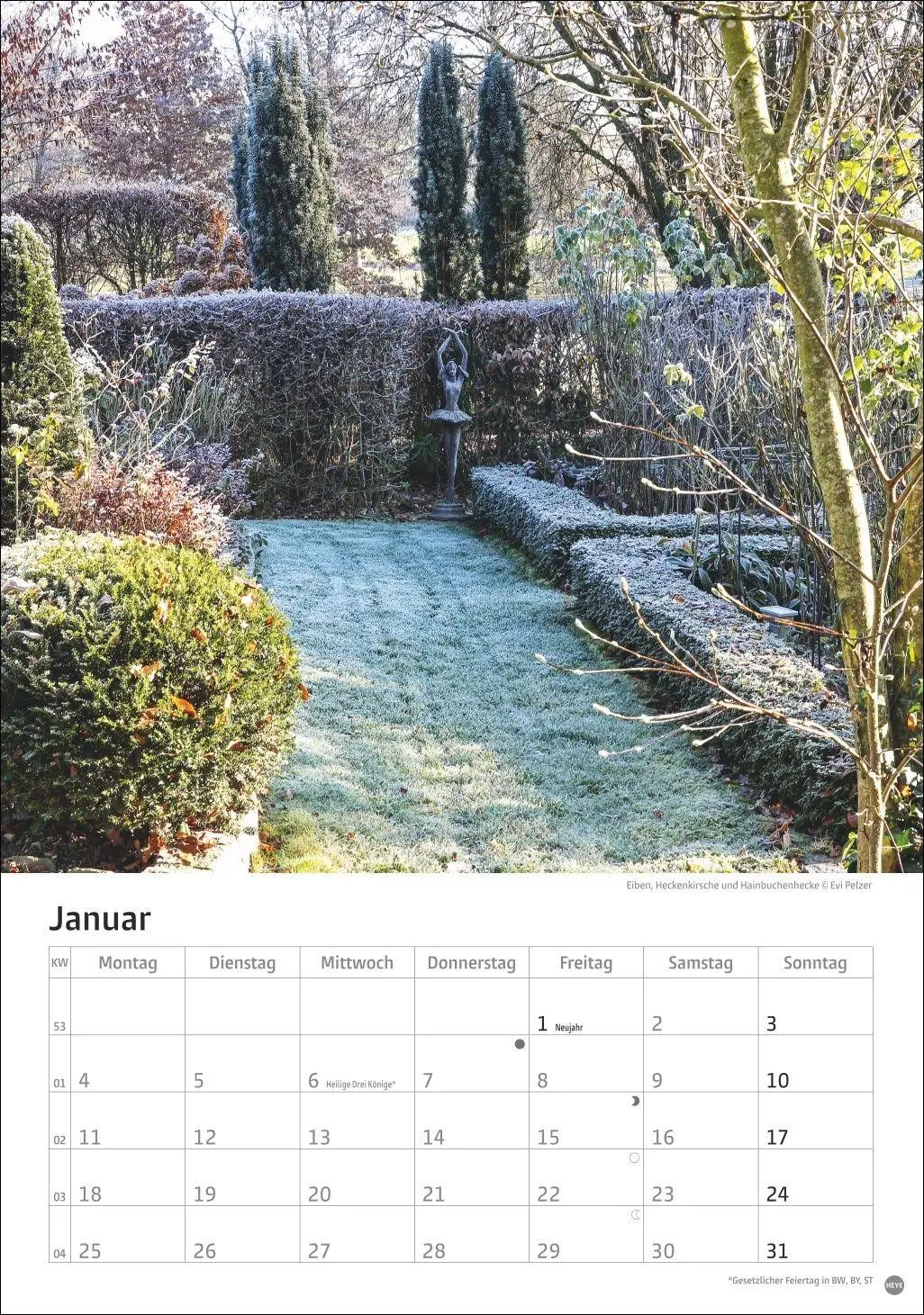 Bild: 9783756415908 | Gartenzauber Kalender 2027 | Heye | Kalender | Spiralbindung | 13 S.
