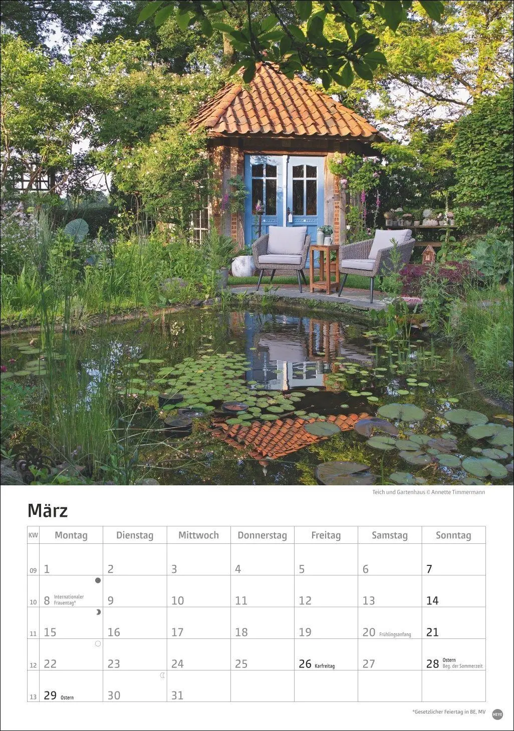 Bild: 9783756415908 | Gartenzauber Kalender 2027 | Heye | Kalender | Spiralbindung | 13 S.