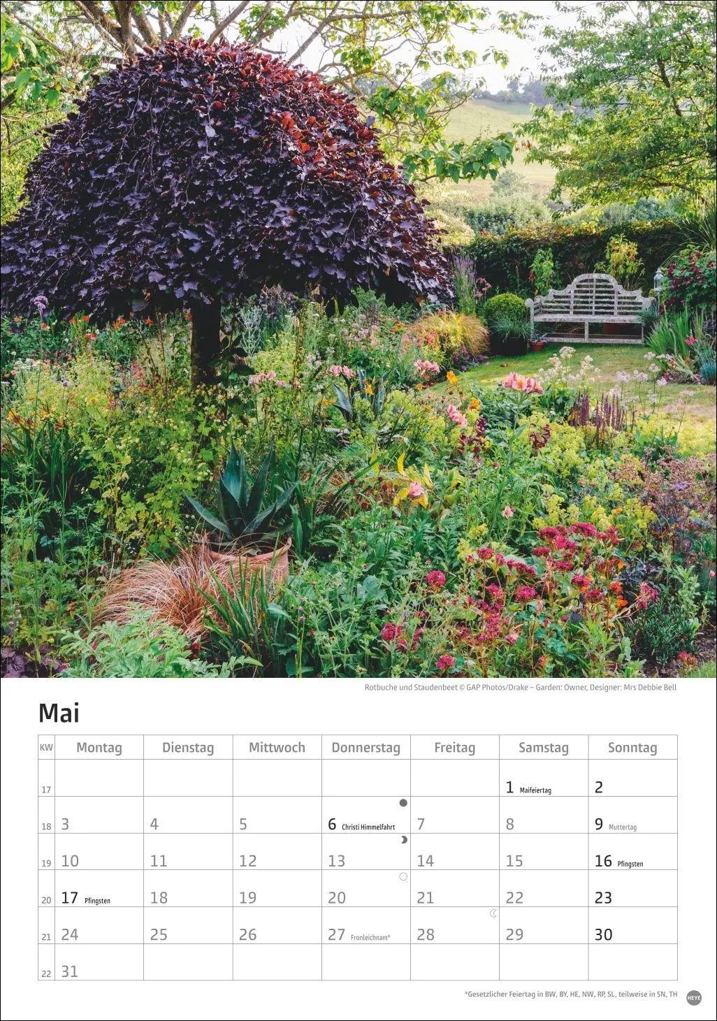 Bild: 9783756415908 | Gartenzauber Kalender 2027 | Heye | Kalender | Spiralbindung | 13 S.