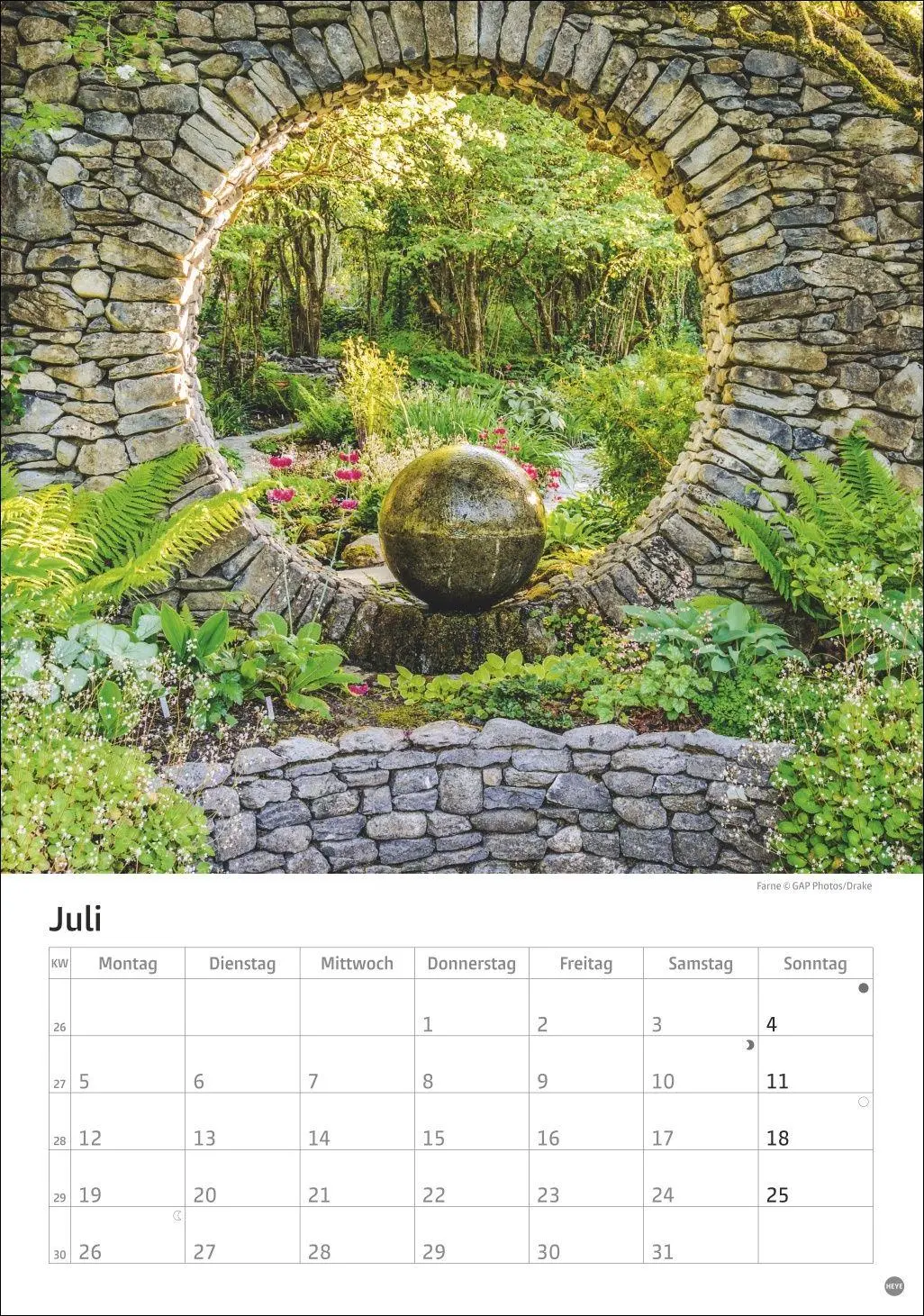 Bild: 9783756415908 | Gartenzauber Kalender 2027 | Heye | Kalender | Spiralbindung | 13 S.
