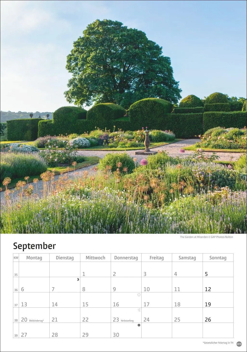 Bild: 9783756415908 | Gartenzauber Kalender 2027 | Heye | Kalender | Spiralbindung | 13 S.
