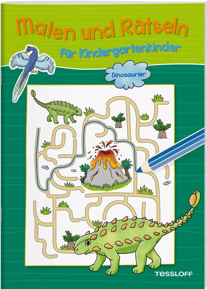 Cover: 9783788645908 | Malen und Rätseln für Kindergartenkinder. Dinosaurier | Schwendemann