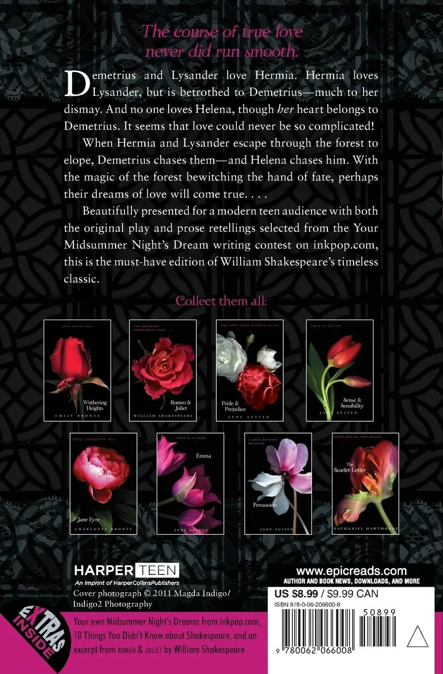 Rückseite: 9780062066008 | A Midsummer Night's Dream | William Shakespeare | Taschenbuch | 2013