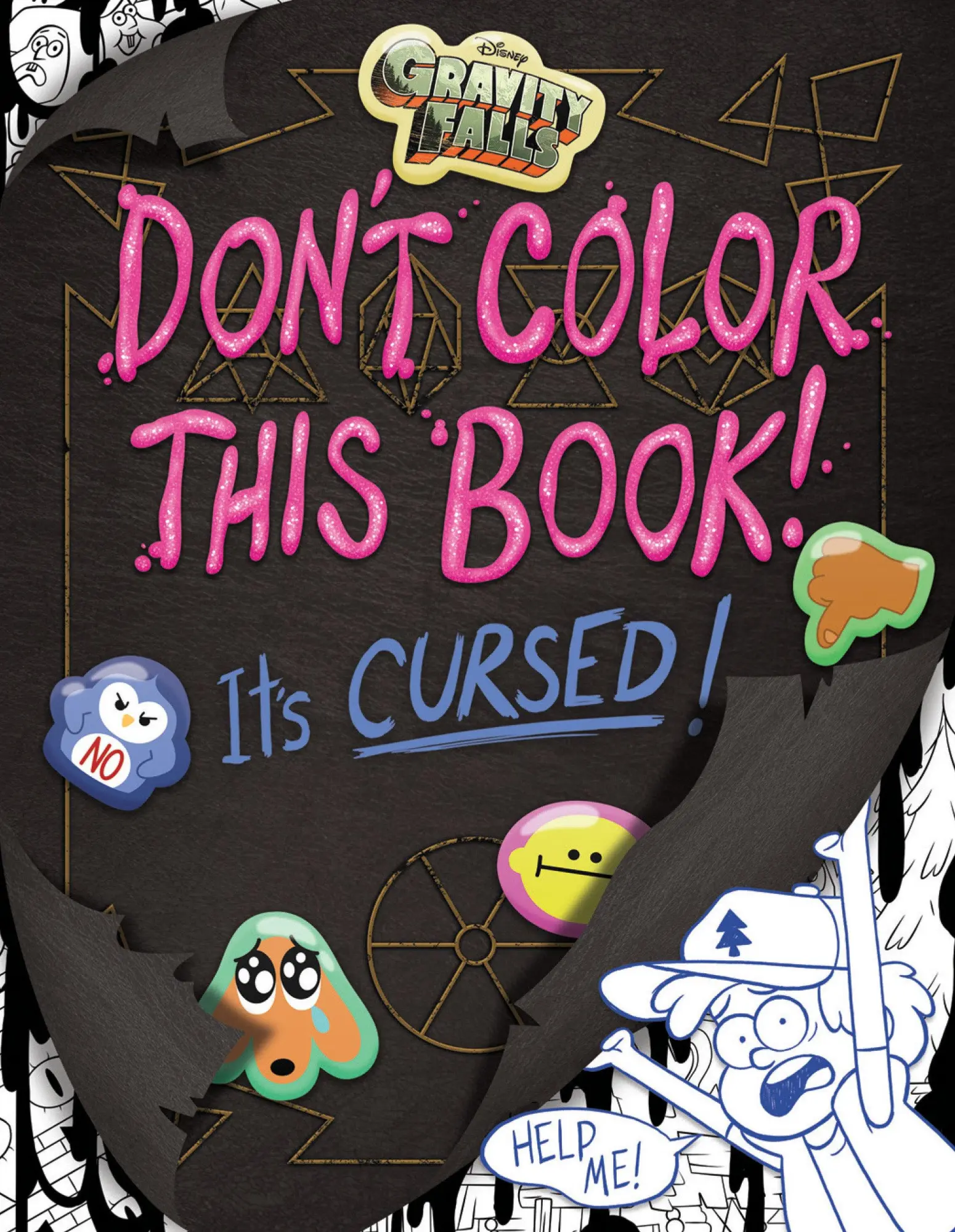 Cover: 9781368116008 | Gravity Falls: Don't Color This Book! | It's Cursed! | Emmy Cicierega