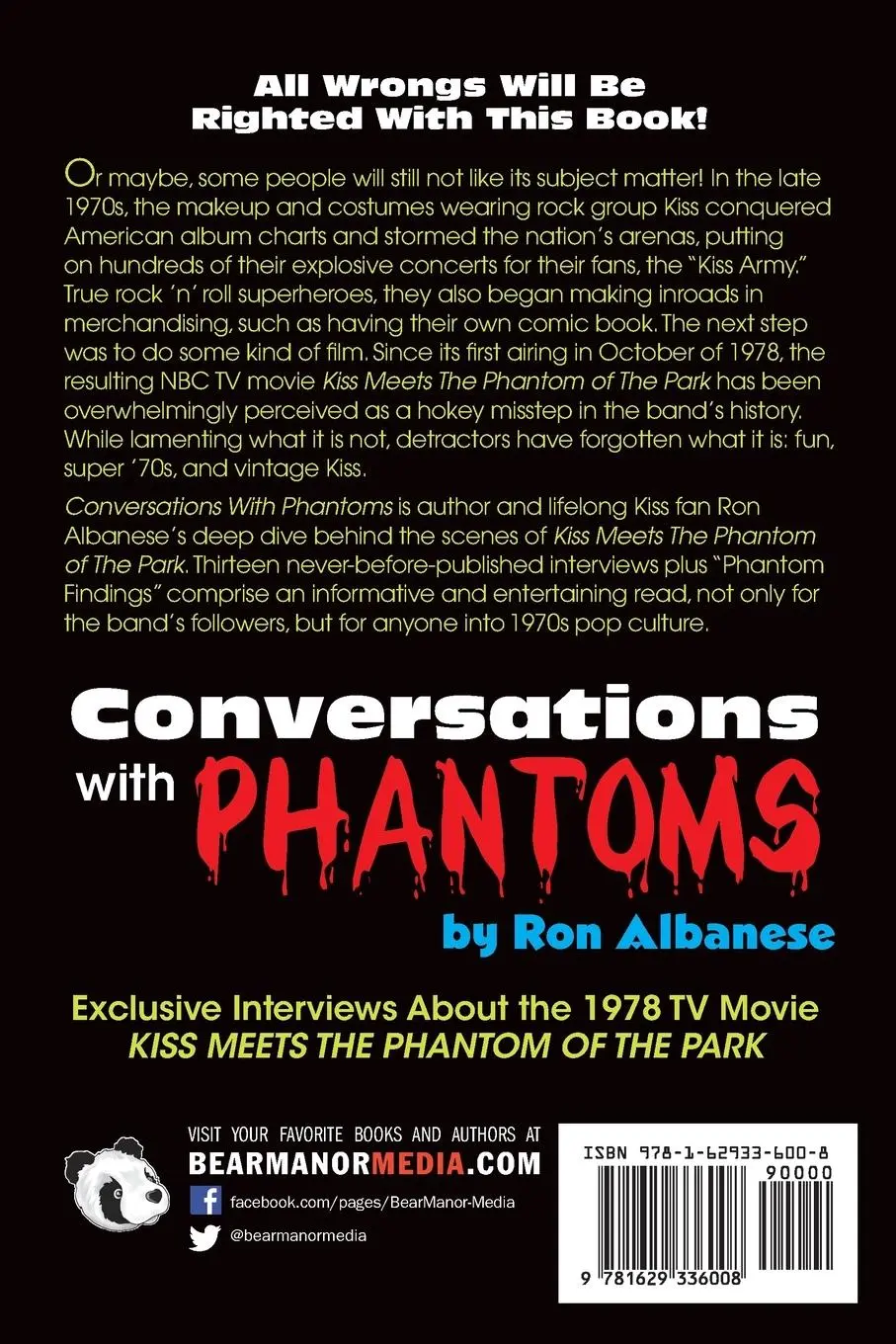 Rückseite: 9781629336008 | Conversations with Phantoms | Ron Albanese | Taschenbuch | Englisch