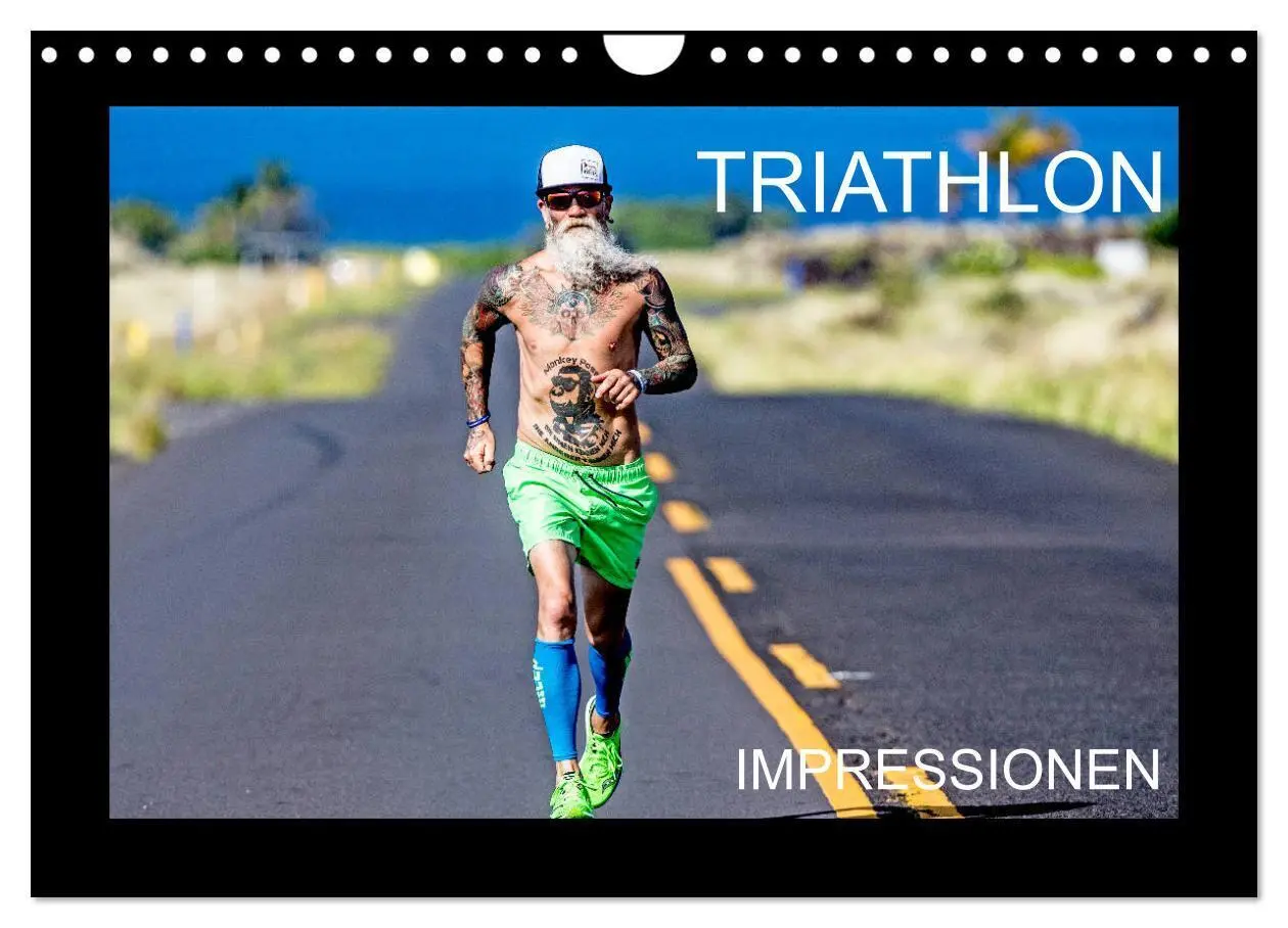 Cover: 9783383836008 | TRIATHLON Impressionen (Wandkalender 2025 DIN A4 quer), CALVENDO...