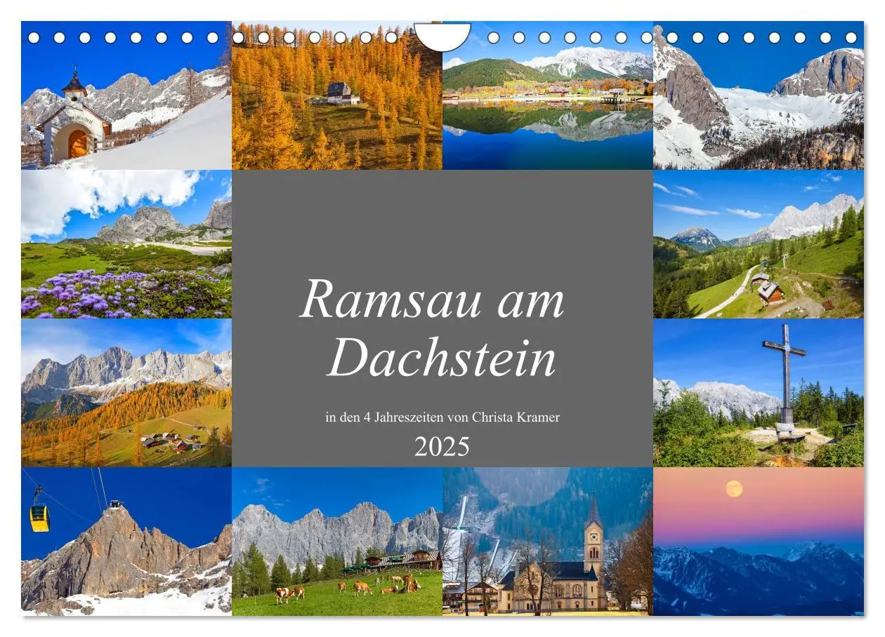 Cover: 9783435166008 | Ramsau am Dachstein (Wandkalender 2025 DIN A4 quer), CALVENDO...