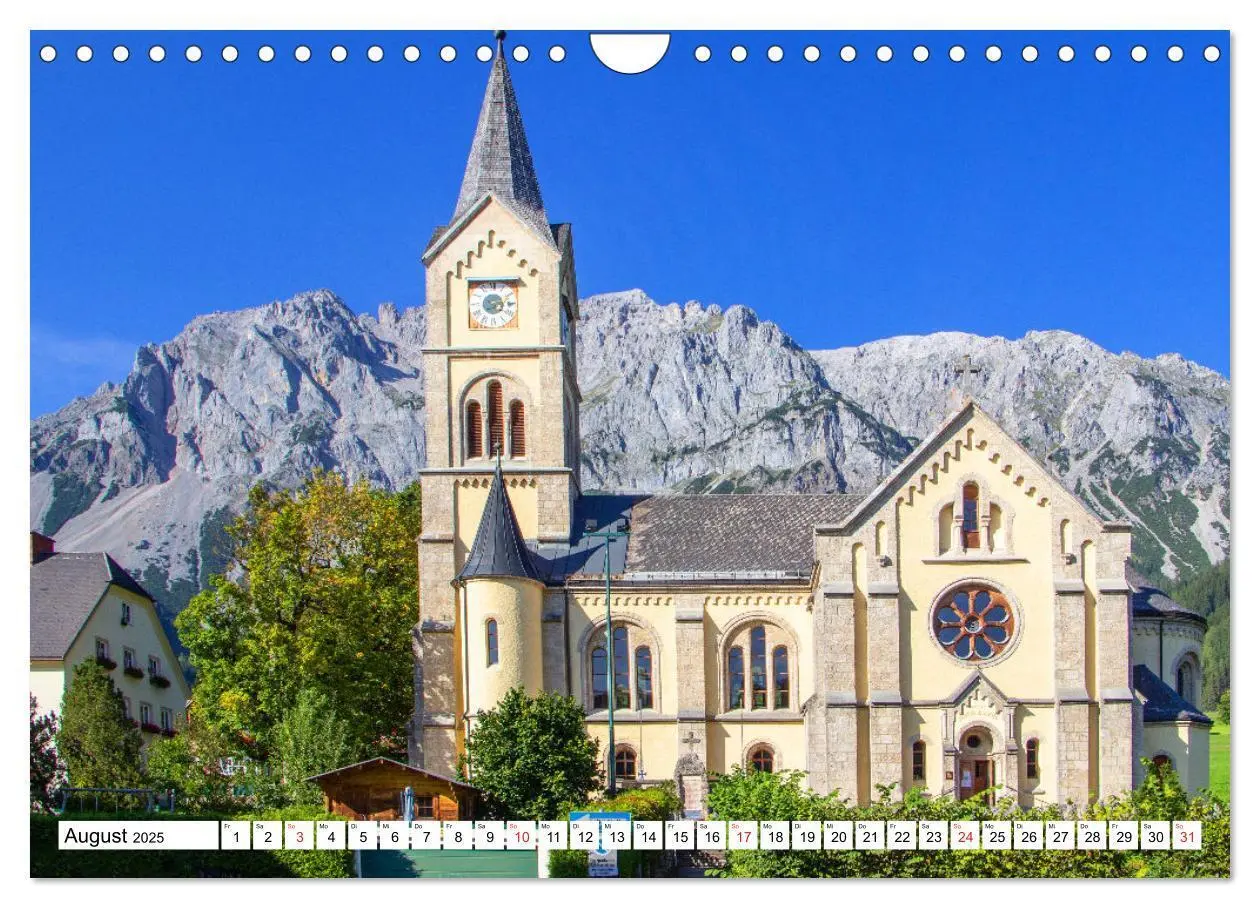 Bild: 9783435166008 | Ramsau am Dachstein (Wandkalender 2025 DIN A4 quer), CALVENDO...
