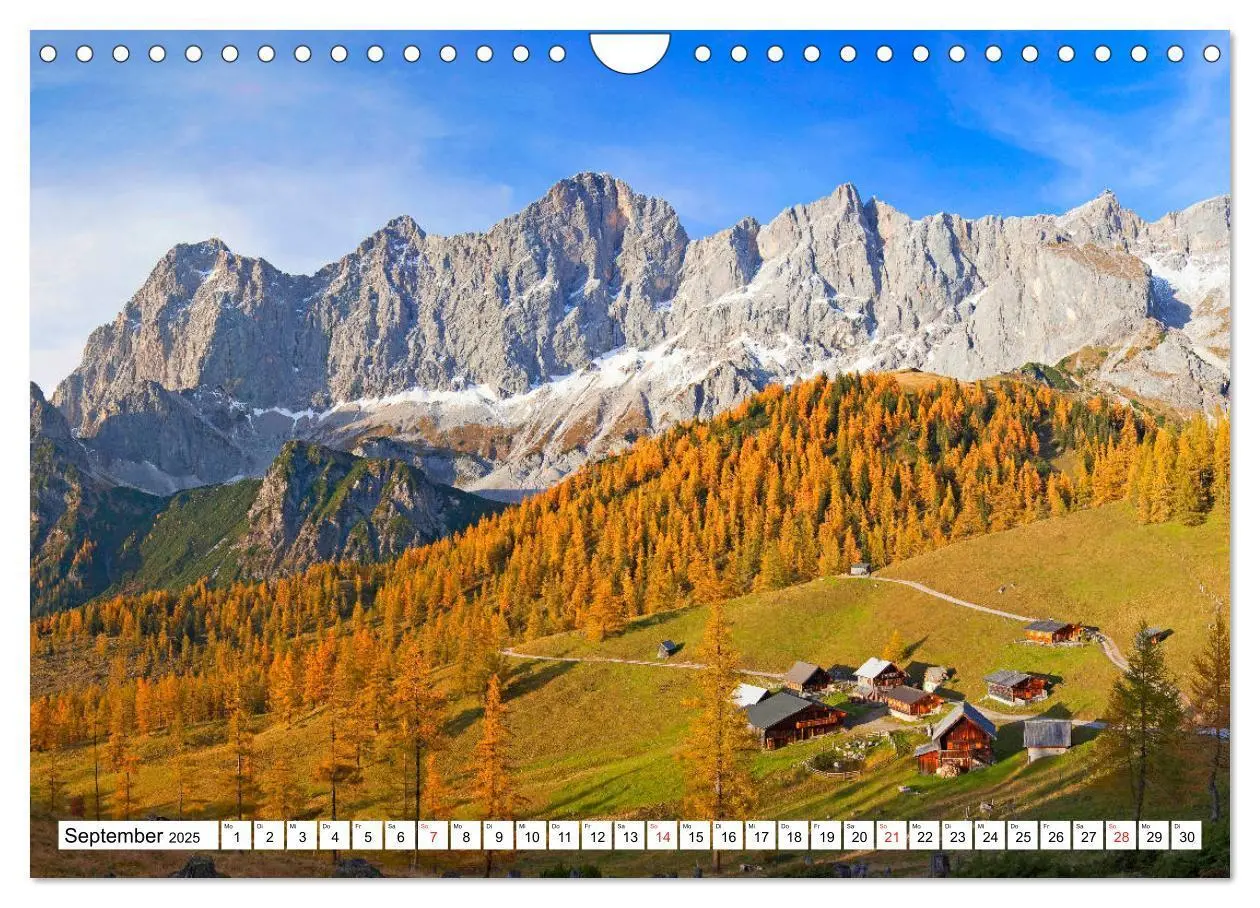 Bild: 9783435166008 | Ramsau am Dachstein (Wandkalender 2025 DIN A4 quer), CALVENDO...