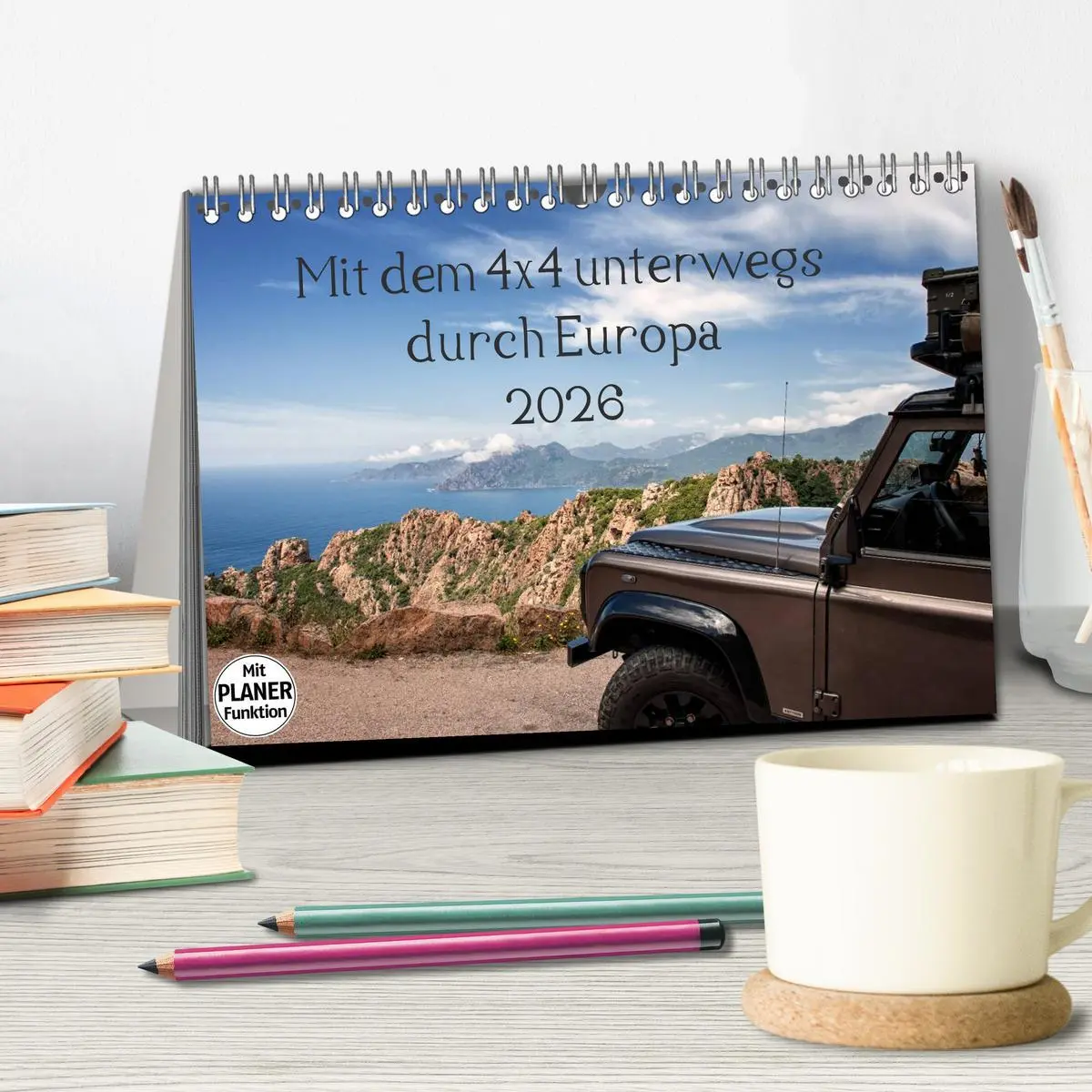 Bild: 9783457876008 | Mit dem 4x4 durch Europa (Tischkalender 2026 DIN A5 quer), CALVENDO...