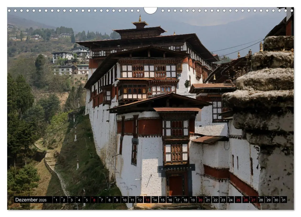 Bild: 9783457946008 | Druk Yul - Szenen aus Bhutan (Wandkalender 2026 DIN A3 quer),...