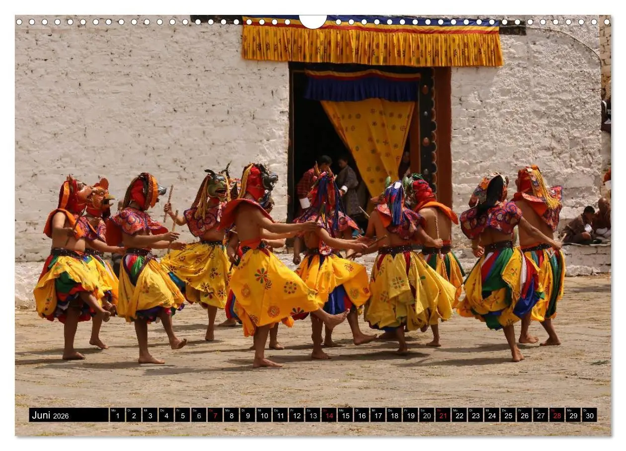 Bild: 9783457946008 | Druk Yul - Szenen aus Bhutan (Wandkalender 2026 DIN A3 quer),...
