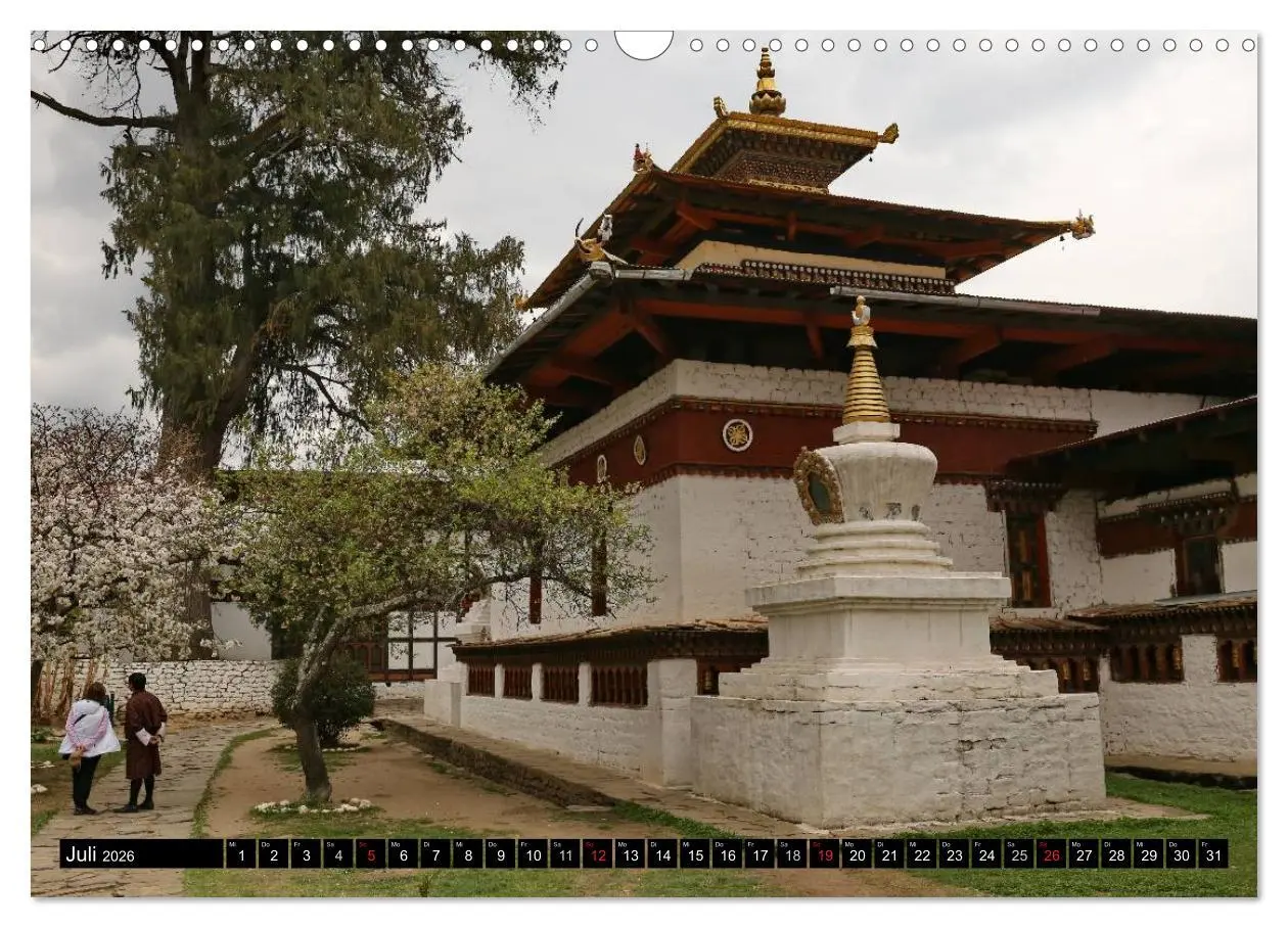 Bild: 9783457946008 | Druk Yul - Szenen aus Bhutan (Wandkalender 2026 DIN A3 quer),...