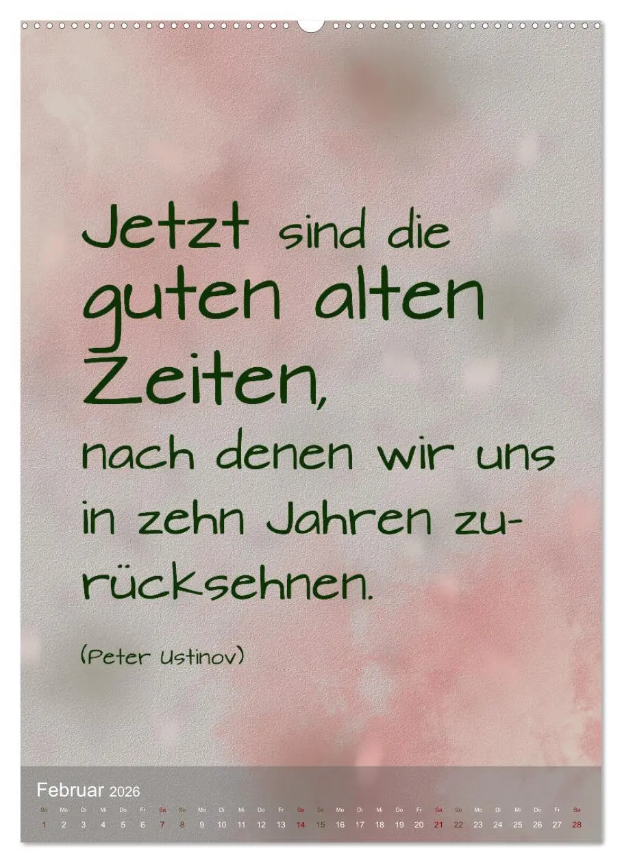 Bild: 9783516346008 | Heute ist ein guter Tag (hochwertiger Premium Wandkalender 2026 DIN...