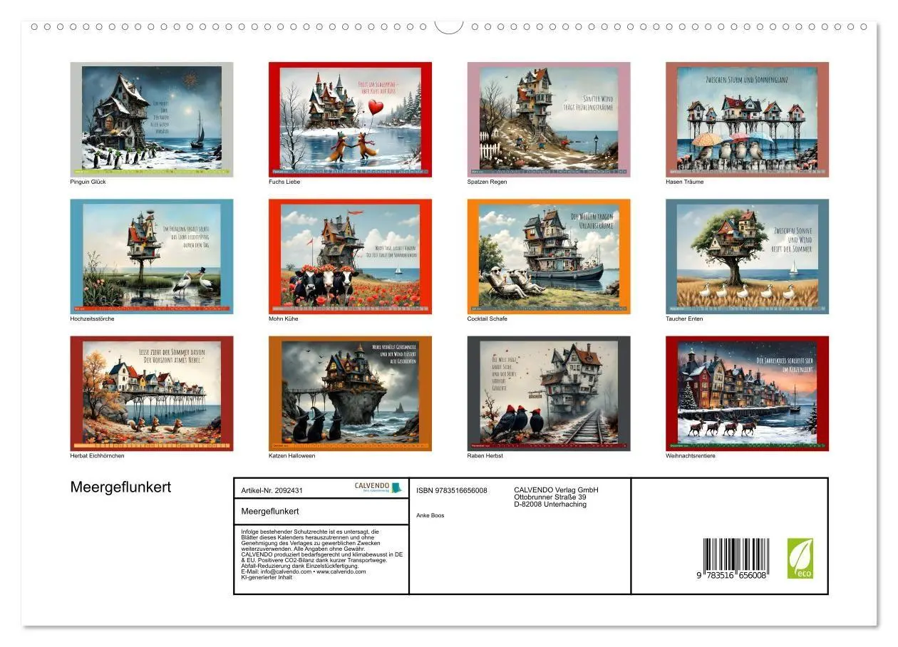 Bild: 9783516656008 | Meergeflunkert (hochwertiger Premium Wandkalender 2026 DIN A2...
