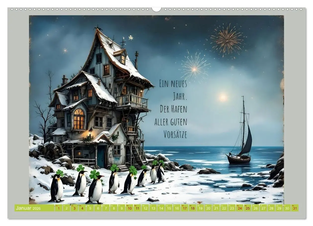 Bild: 9783516656008 | Meergeflunkert (hochwertiger Premium Wandkalender 2026 DIN A2...