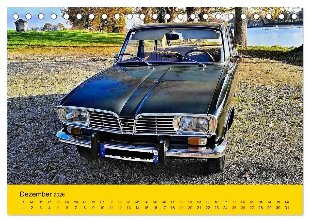 Bild: 9783516726008 | Historische Renault (Tischkalender 2026 DIN A5 quer), CALVENDO...