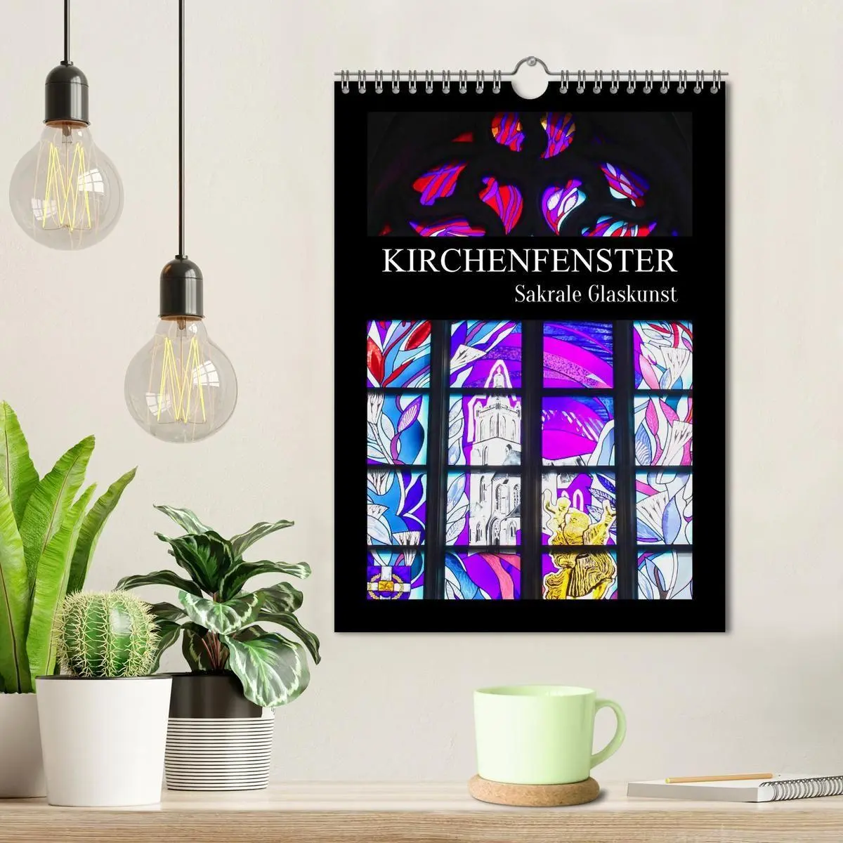 Bild: 9783569506008 | Kirchenfenster - Sakrale Glaskunst (Wandkalender 2027 DIN A4 hoch),...