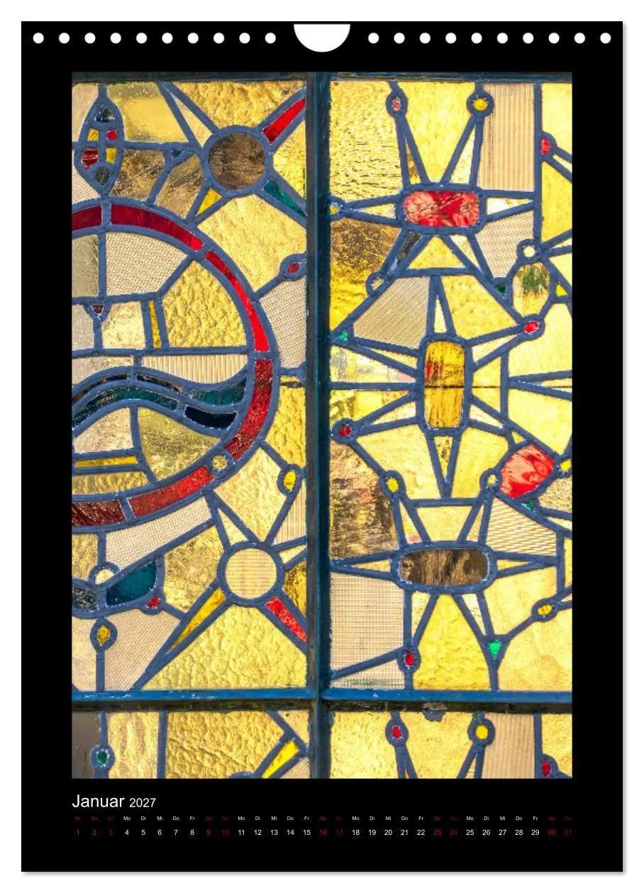 Bild: 9783569506008 | Kirchenfenster - Sakrale Glaskunst (Wandkalender 2027 DIN A4 hoch),...