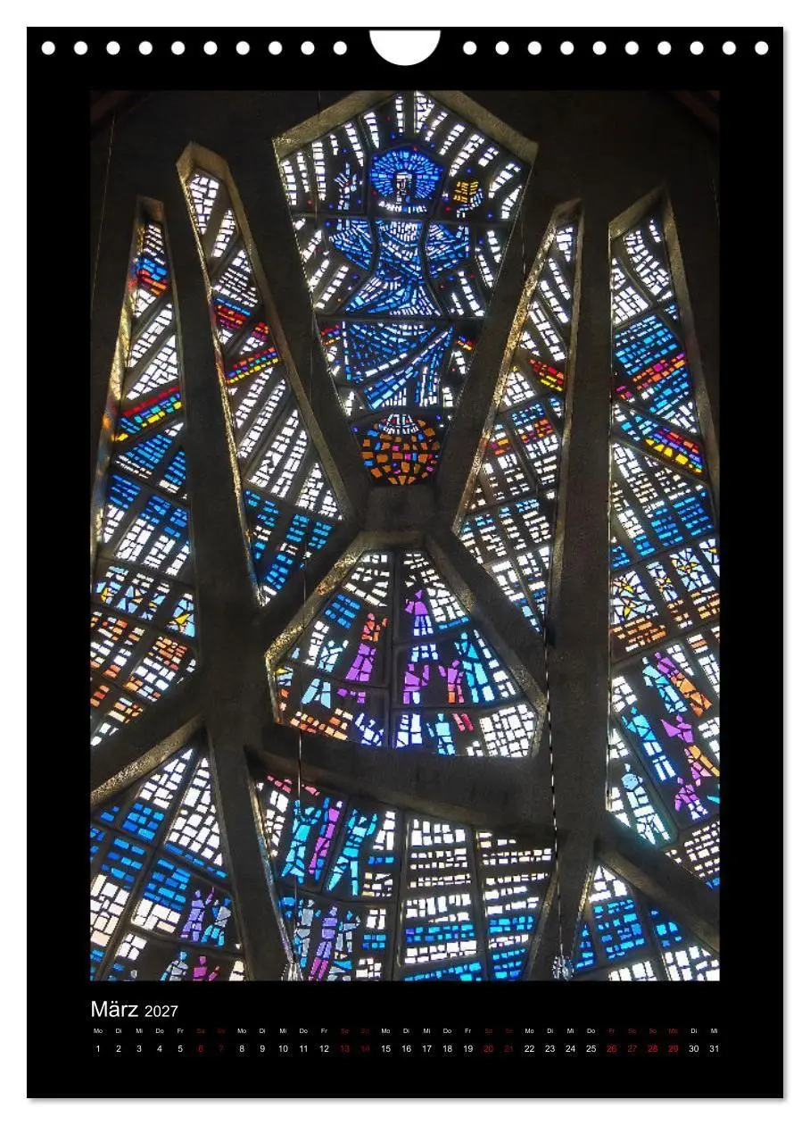 Bild: 9783569506008 | Kirchenfenster - Sakrale Glaskunst (Wandkalender 2027 DIN A4 hoch),...