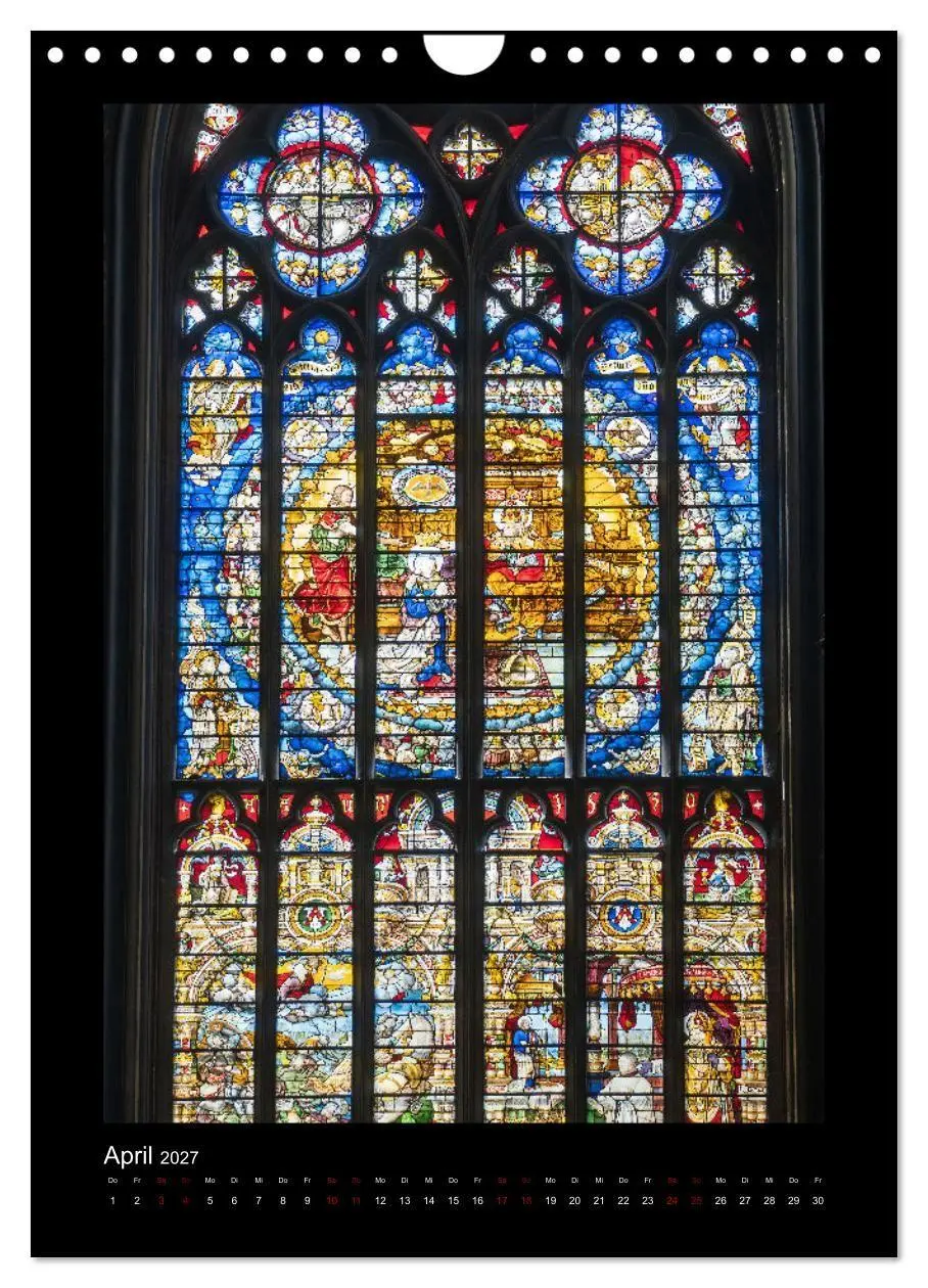 Bild: 9783569506008 | Kirchenfenster - Sakrale Glaskunst (Wandkalender 2027 DIN A4 hoch),...