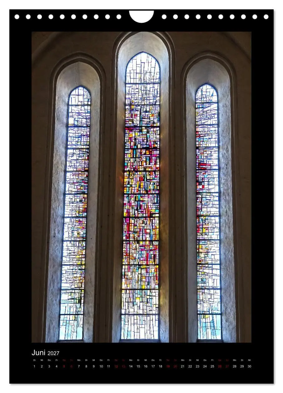 Bild: 9783569506008 | Kirchenfenster - Sakrale Glaskunst (Wandkalender 2027 DIN A4 hoch),...