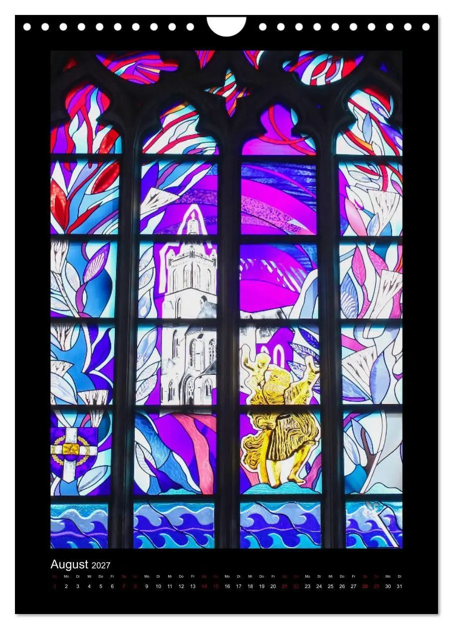 Bild: 9783569506008 | Kirchenfenster - Sakrale Glaskunst (Wandkalender 2027 DIN A4 hoch),...