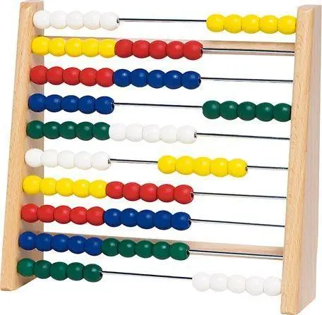 Cover: 4013594346108 | Rechenrahmen | 17 x 5 x 16,5 cm, Holz, 100 Perlen | TOYS pure | Spiel