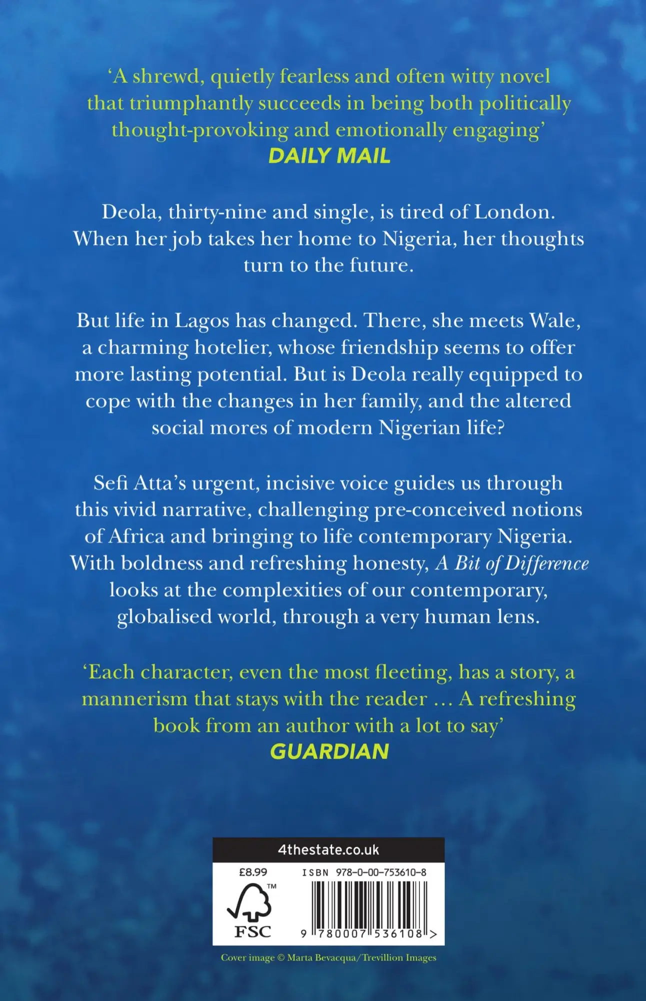 Rückseite: 9780007536108 | A Bit of Difference | Sefi Atta | Taschenbuch | 320 S. | Englisch