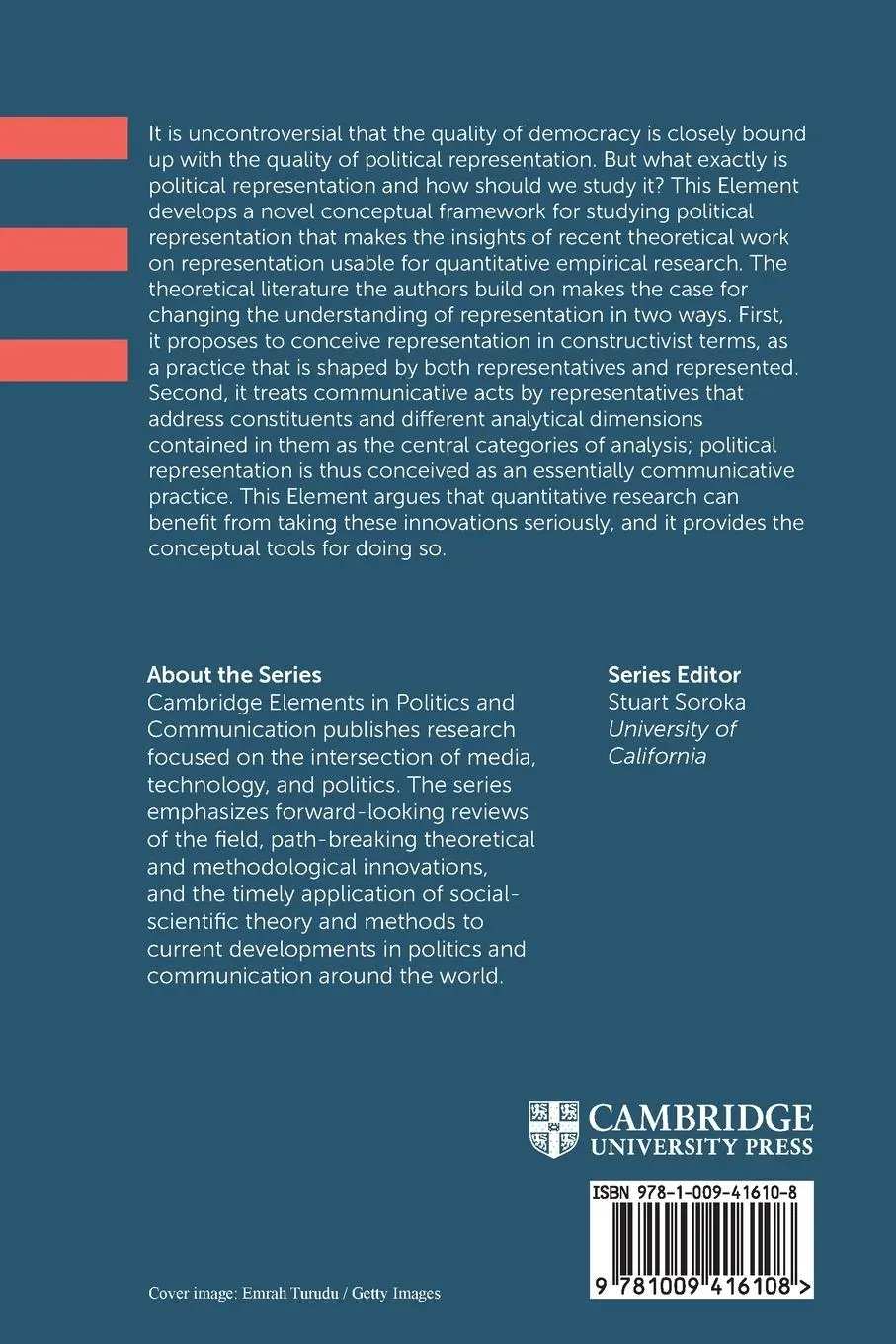 Rückseite: 9781009416108 | Political Representation as Communicative Practice | Taschenbuch