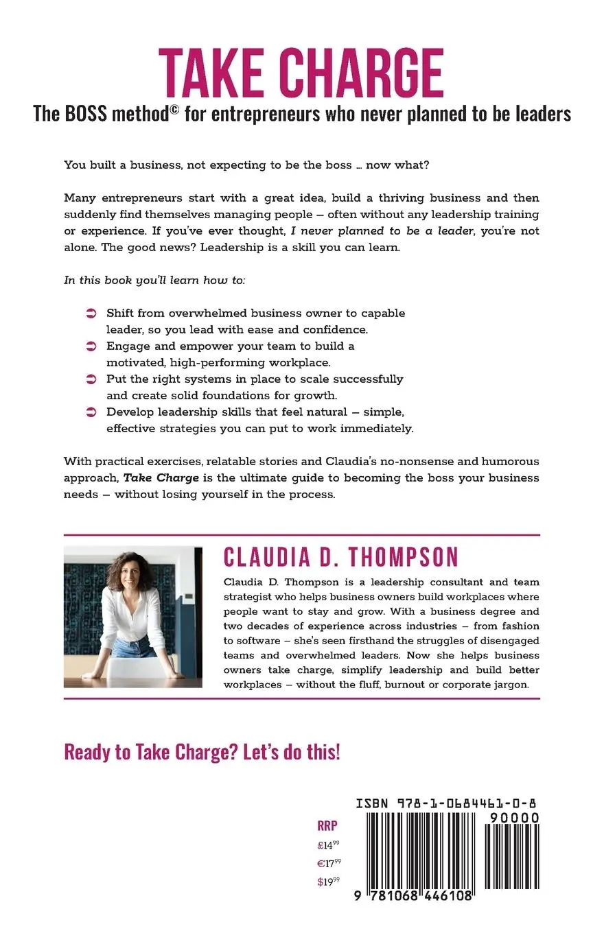 Rückseite: 9781068446108 | Take Charge | Claudia D. Thompson | Taschenbuch | Englisch | 2025