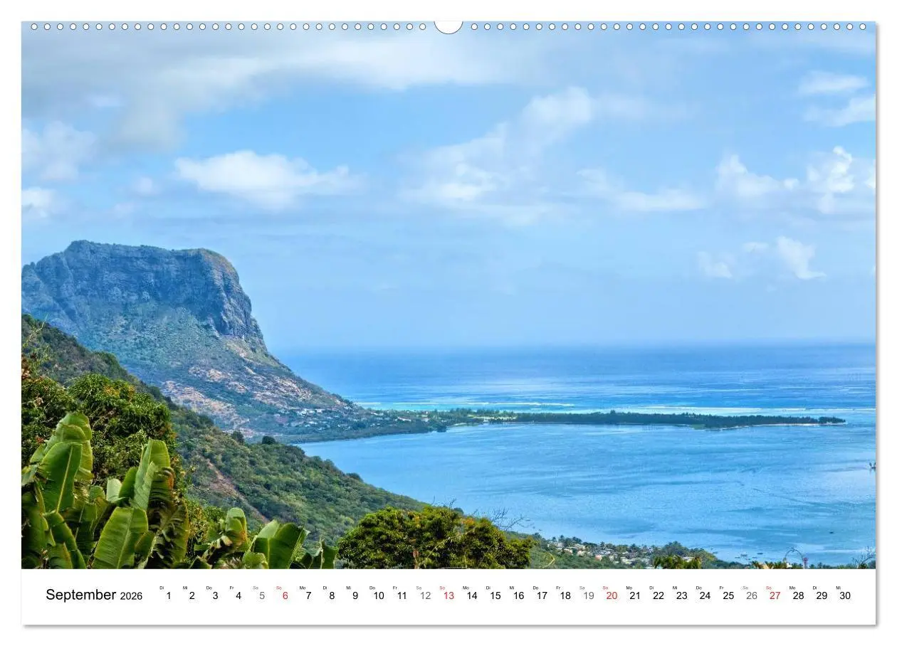 Bild: 9783516196108 | Inselparadies Mauritius (Wandkalender 2026 DIN A2 quer), CALVENDO...