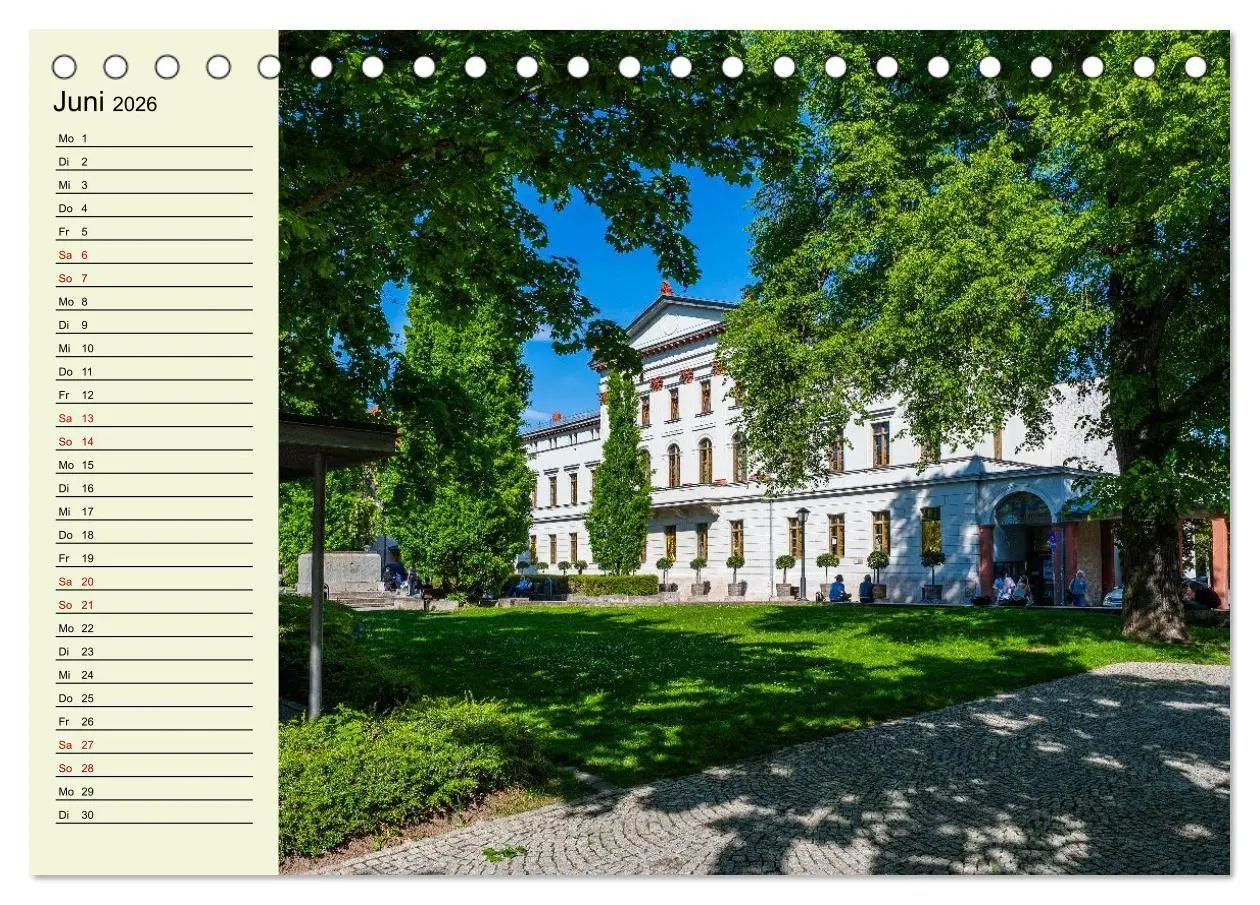 Bild: 9783516716108 | Weimar - Mit Plan durch das Jahr (Tischkalender 2026 DIN A5 quer),...
