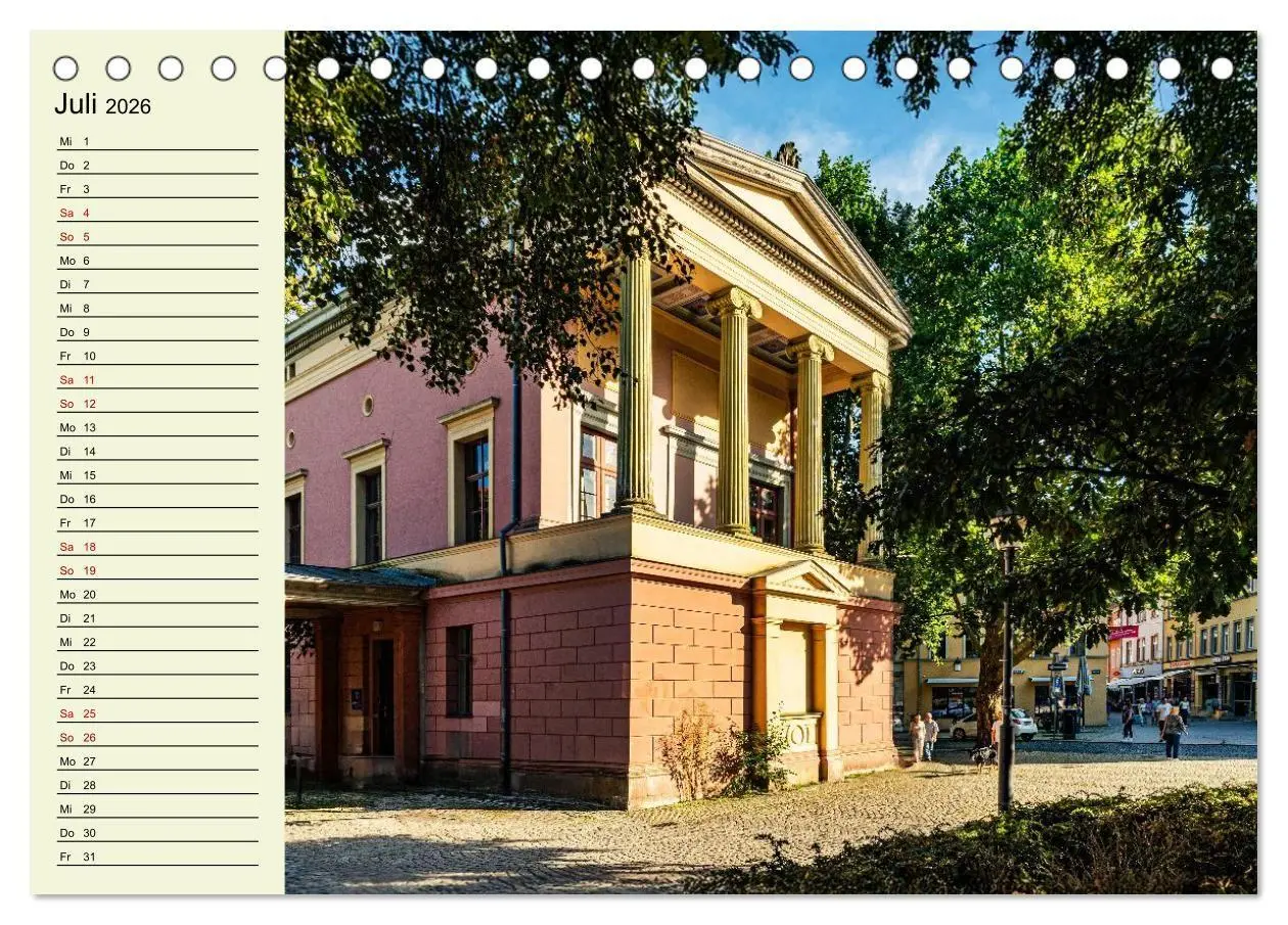 Bild: 9783516716108 | Weimar - Mit Plan durch das Jahr (Tischkalender 2026 DIN A5 quer),...