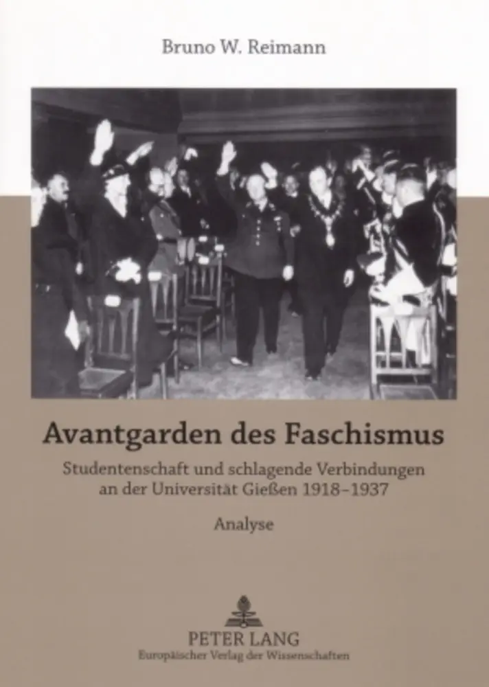 Cover: 9783631556108 | Avantgarden des Faschismus | Bruno Reimann | Taschenbuch | Deutsch