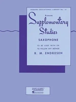 Cover: 73999706208 | Supplementary Studies | Saxophone | R.M. Endresen | Taschenbuch | Buch