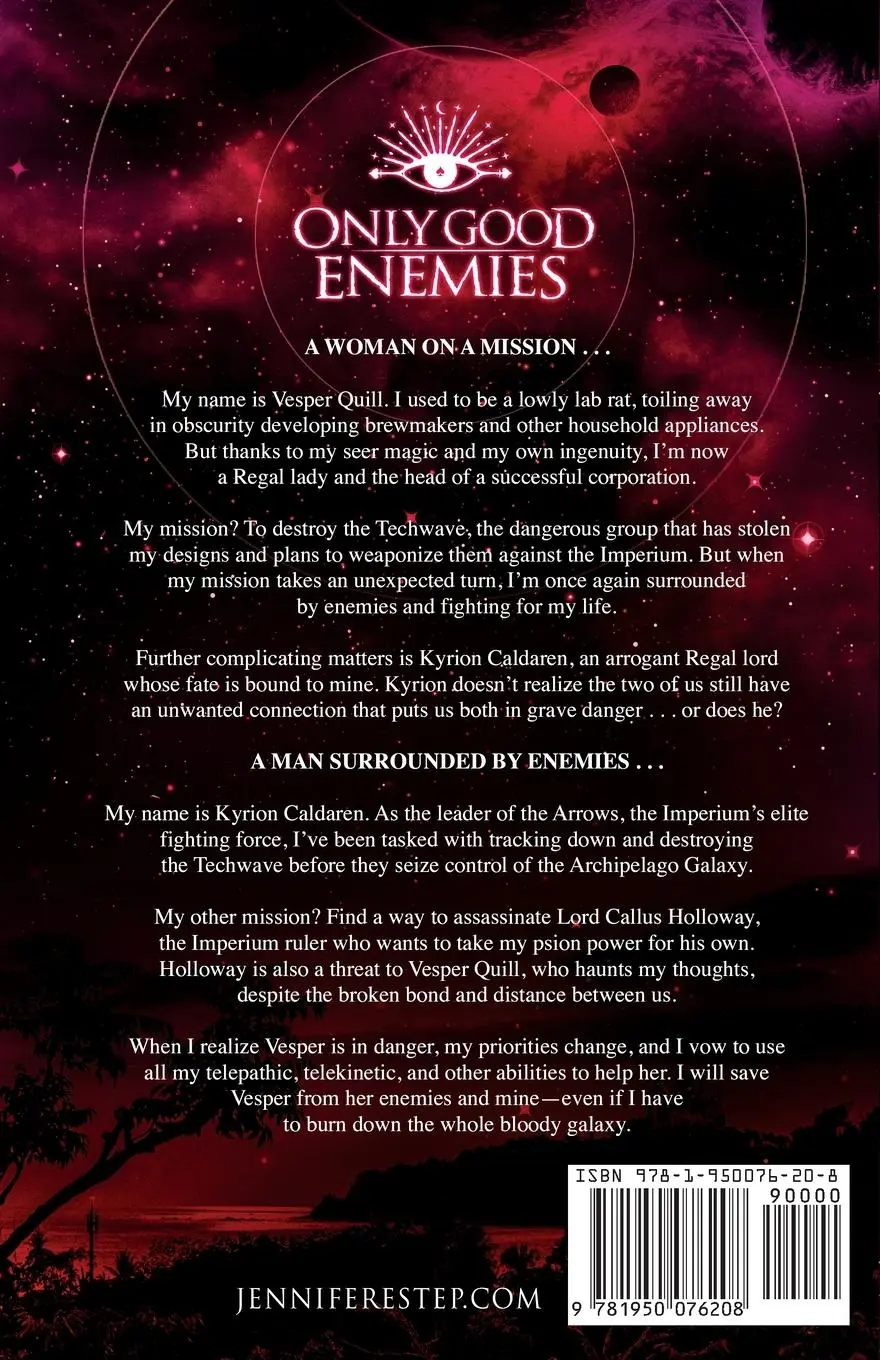 Rückseite: 9781950076208 | Only Good Enemies | A Galactic Bonds book | Jennifer Estep | Buch