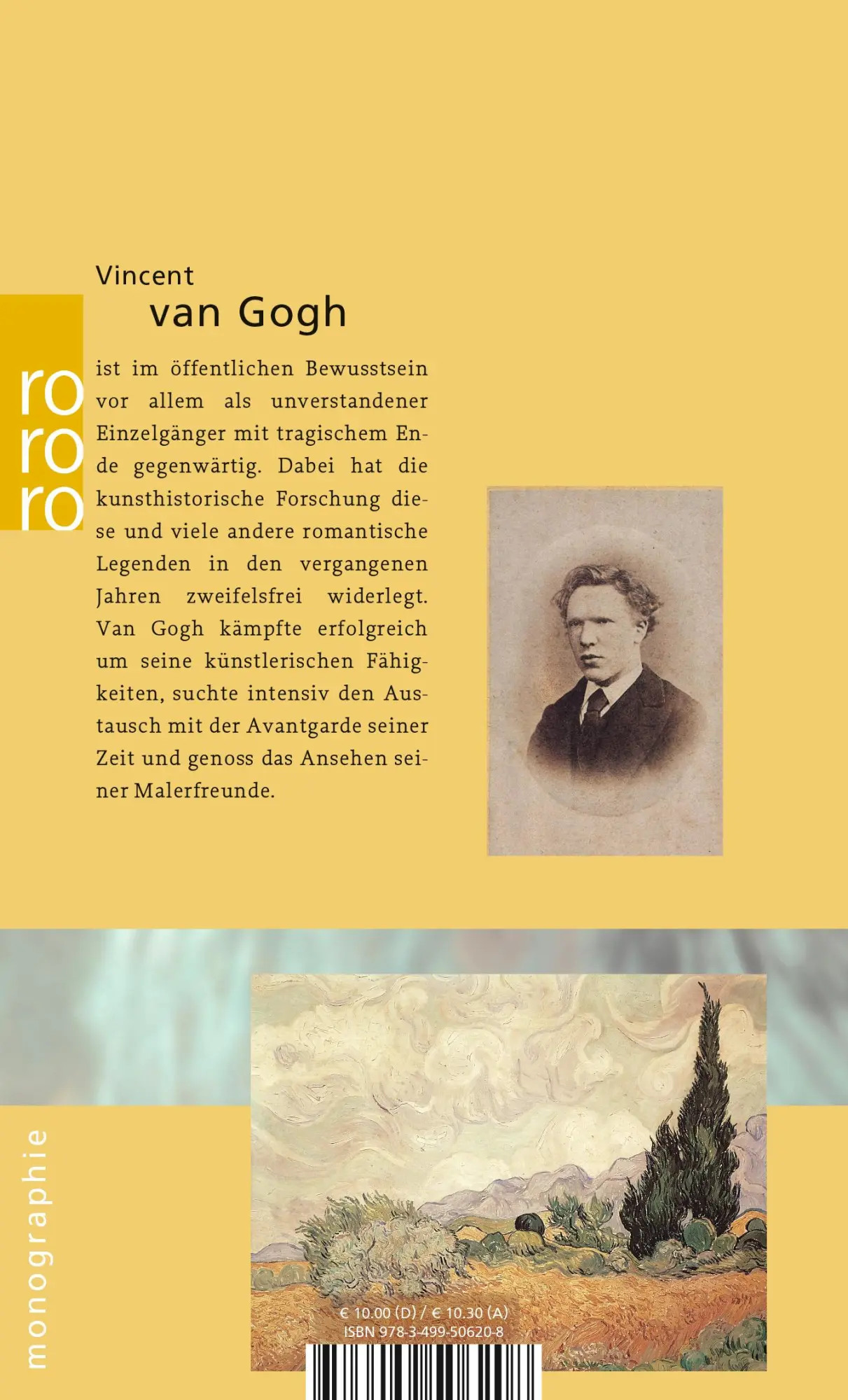 Rückseite: 9783499506208 | Vincent van Gogh | Stefan Koldehoff | Taschenbuch | 160 S. | Deutsch
