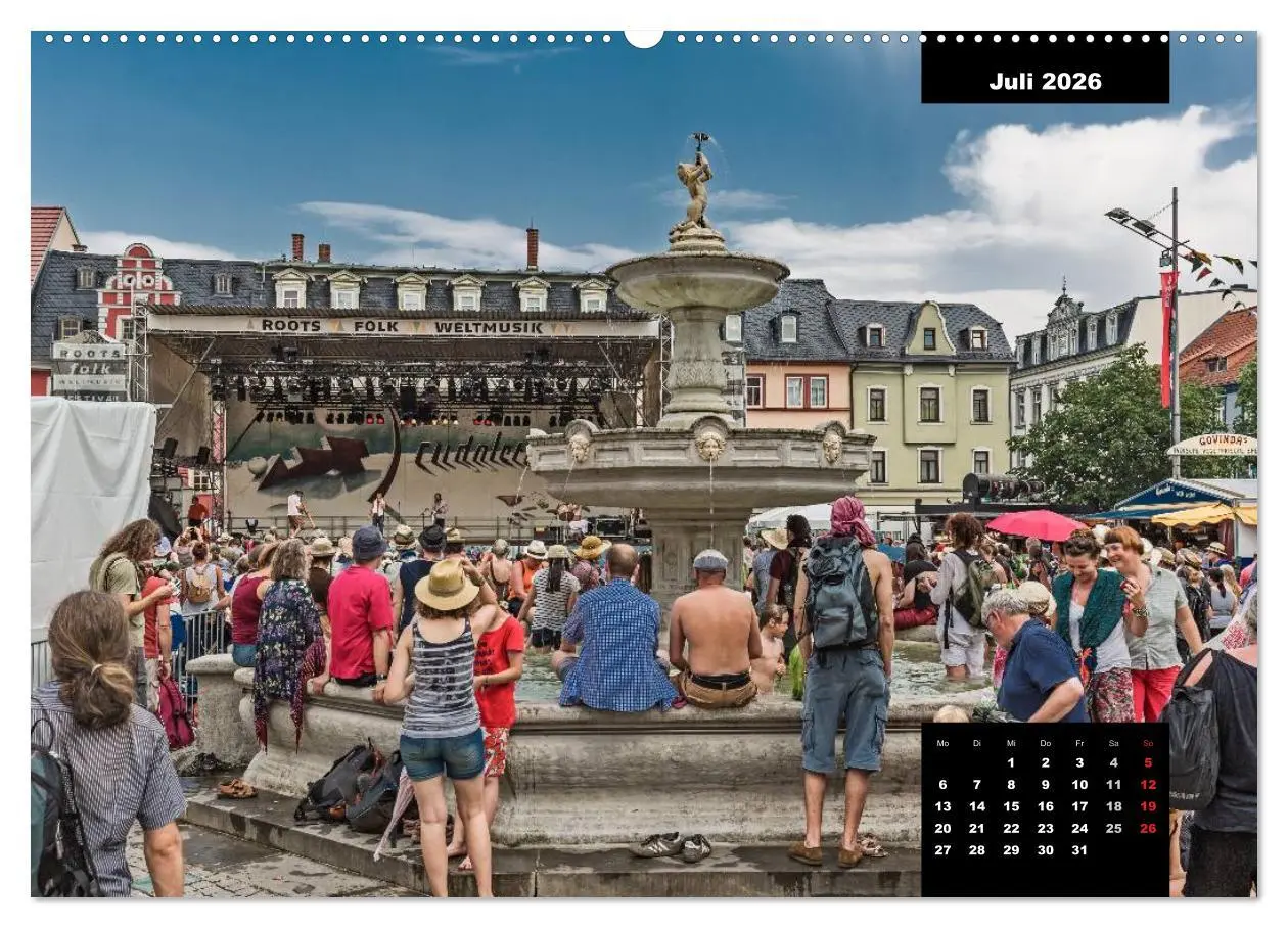 Bild: 9783516016208 | Rudolstadt - Schwarza (Wandkalender 2026 DIN A2 quer), CALVENDO...