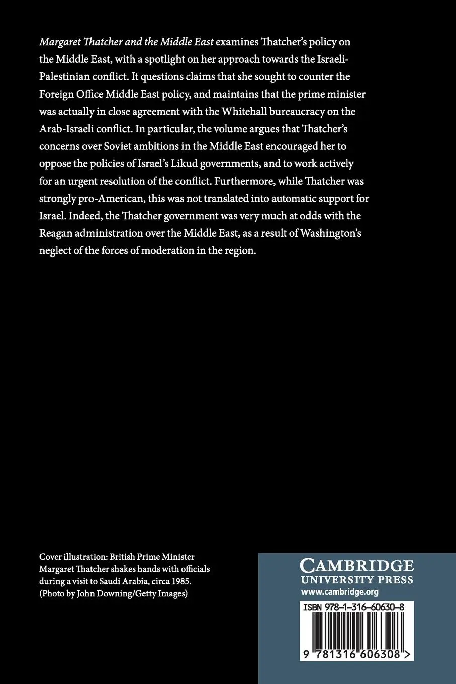 Rückseite: 9781316606308 | Margaret Thatcher and the Middle East | Azriel Bermant | Taschenbuch