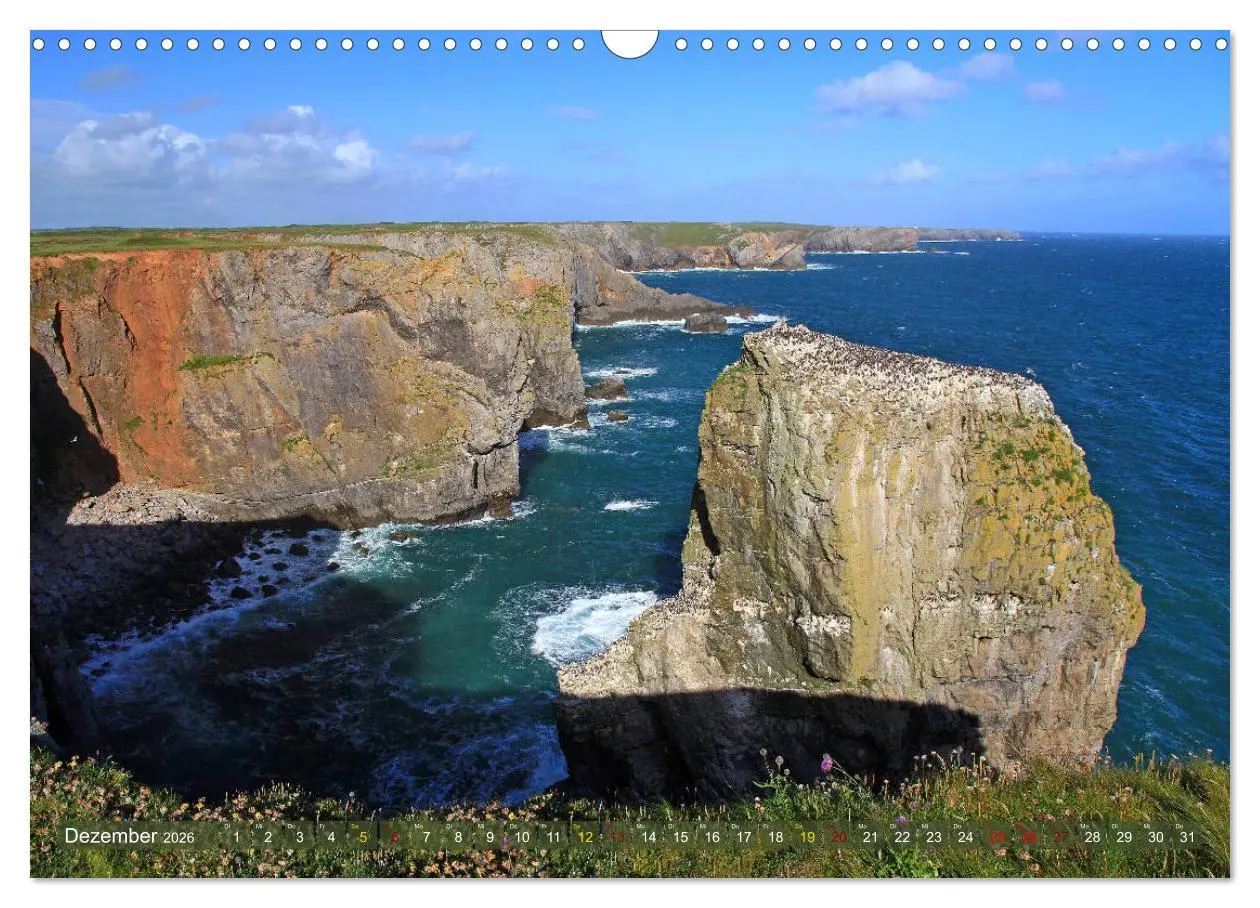 Bild: 9783457846308 | Naturwunder Wales (Wandkalender 2026 DIN A3 quer), CALVENDO...