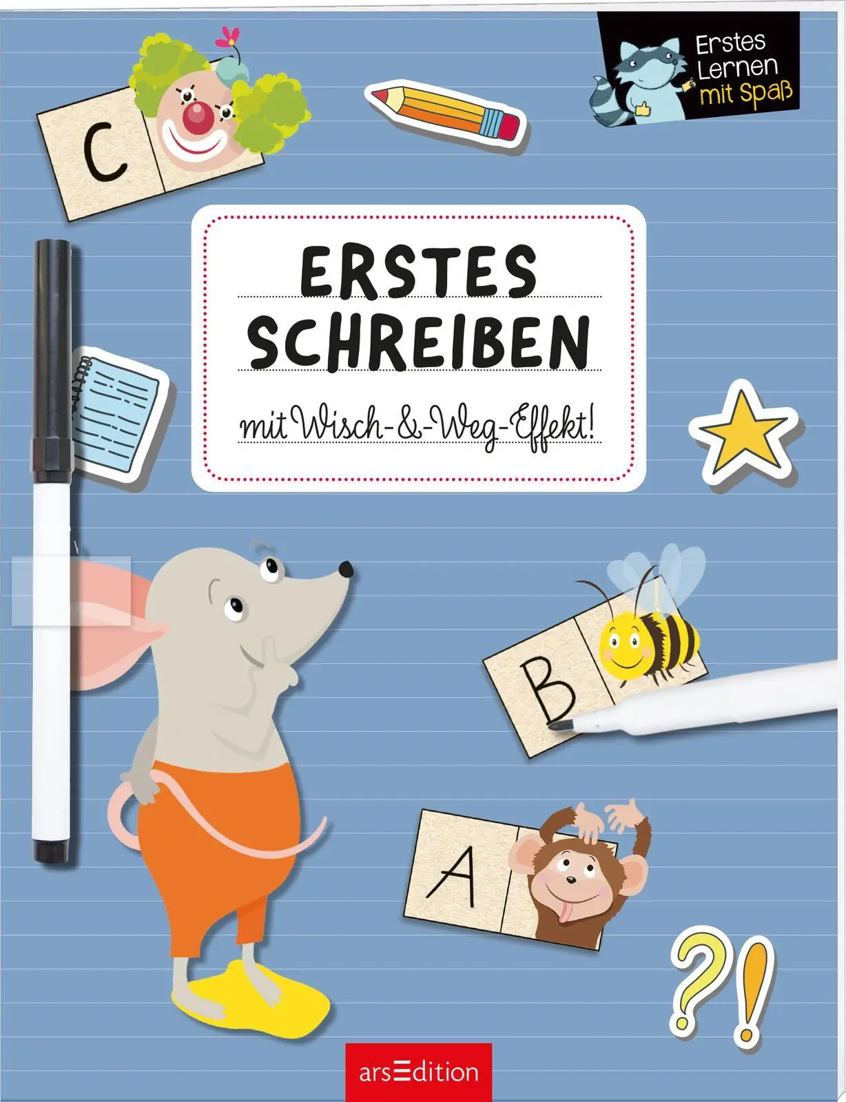 Cover: 9783845856308 | Erstes Lernen mit Spaß - Erstes Schreiben | Mit Wisch-&amp;-Weg-Effekt!